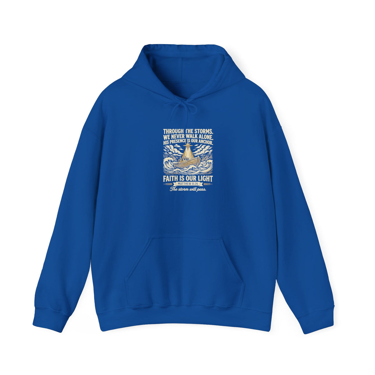 Faith Over Fear Hoodie — Vintage Dove Inspirational Pullover
