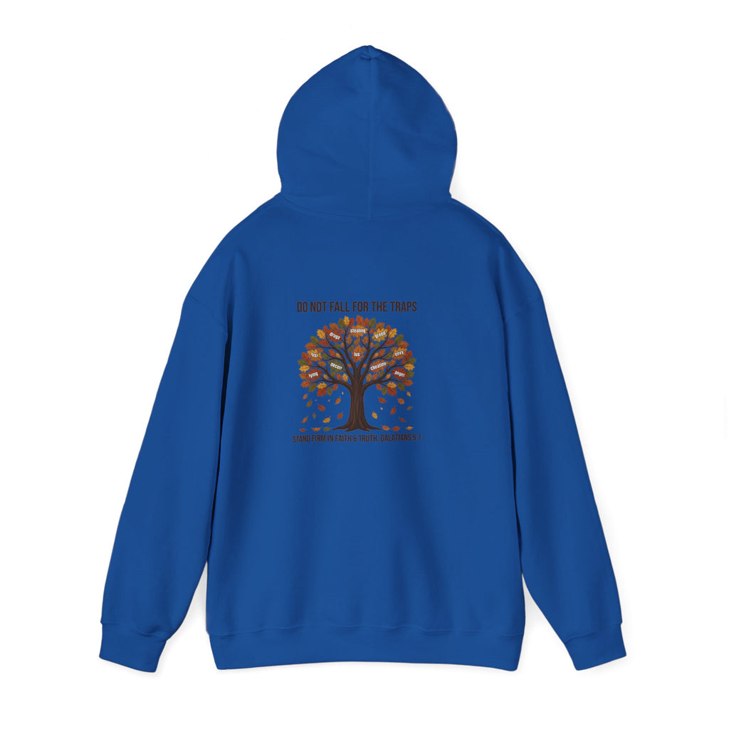 Autumn Oak Tree Hoodie — "Do Not Be Deceived" Fall Faith Sweatshirt