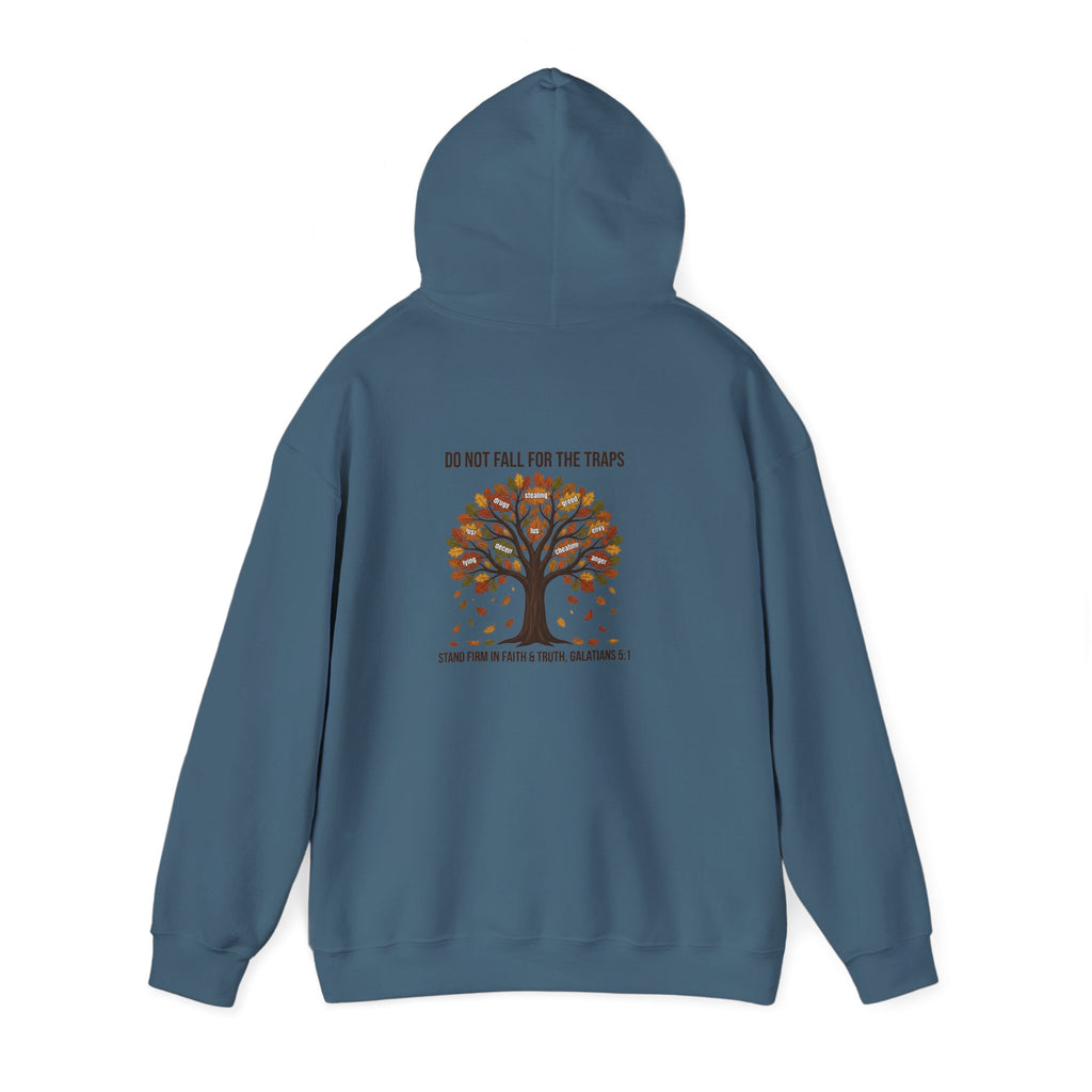 Autumn Oak Tree Hoodie — "Do Not Be Deceived" Fall Faith Sweatshirt