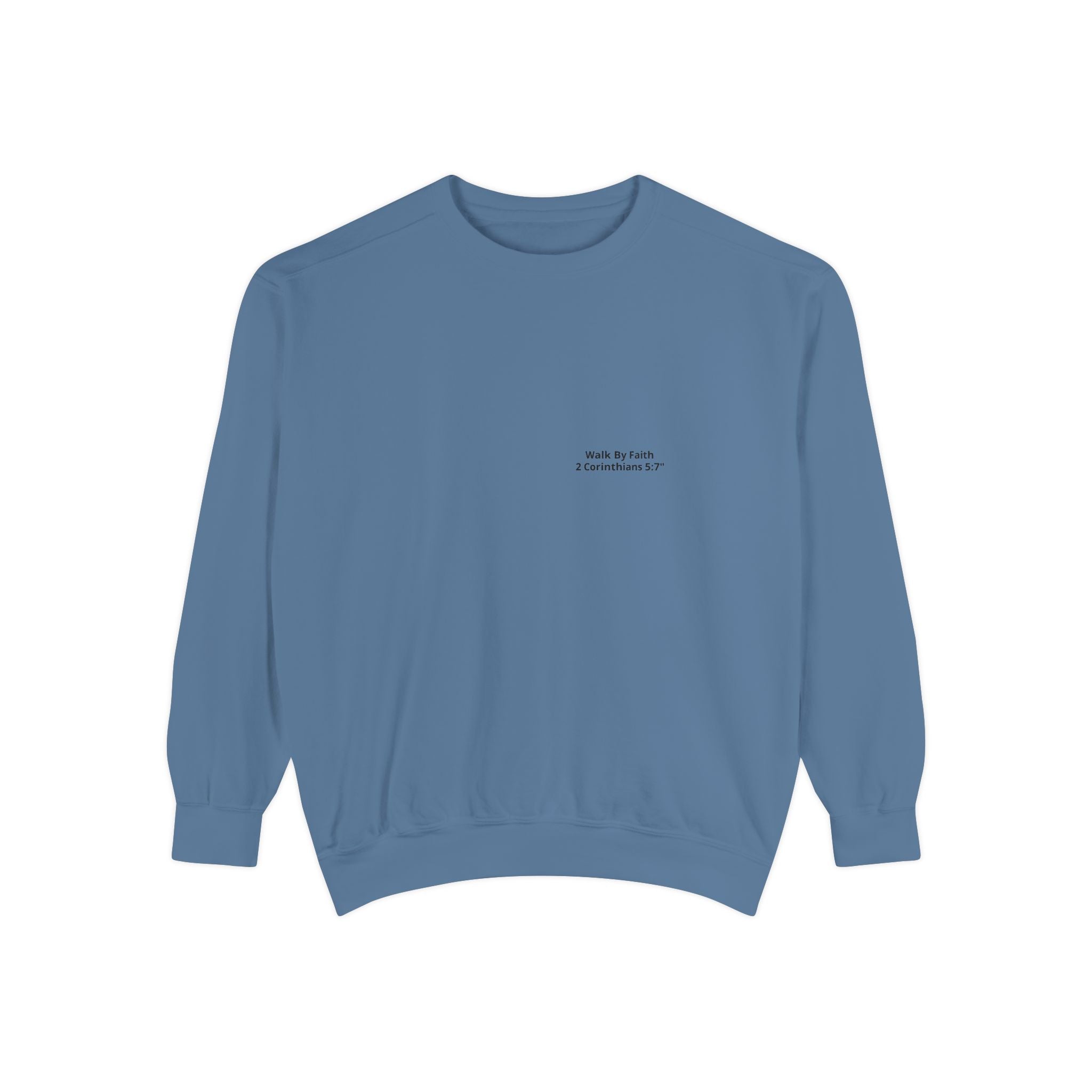 Walk in Faith Sweatshirt — Christian Cross Inspirational Crewneck