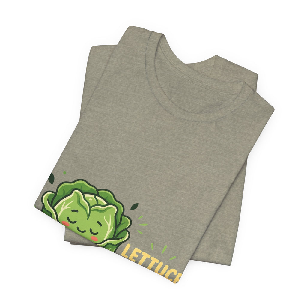 Lettuce Pray T-Shirt — Cute Praying Lettuce Graphic Tee