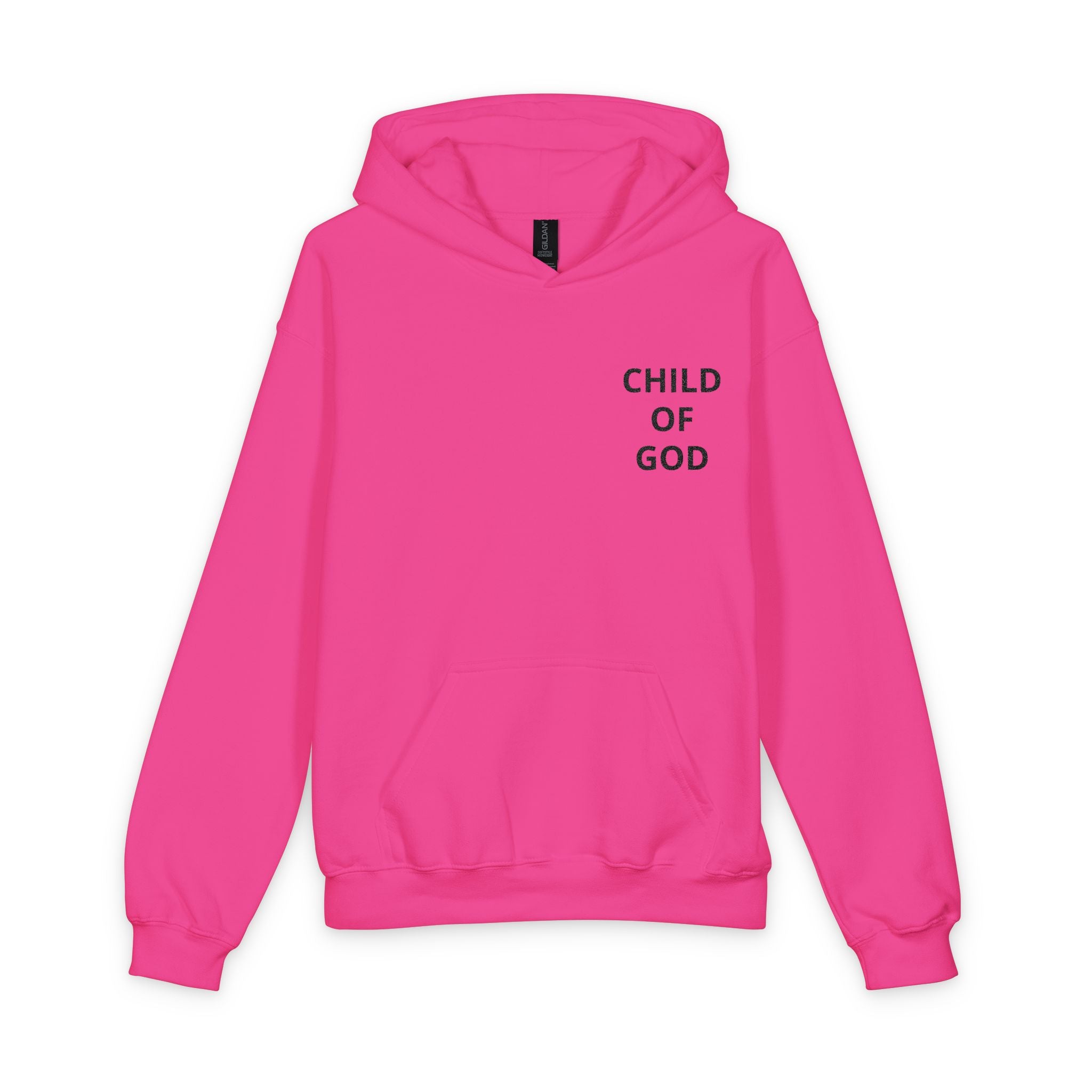 Youth Hoodie - "Child of God" Minimal Christian Pullover