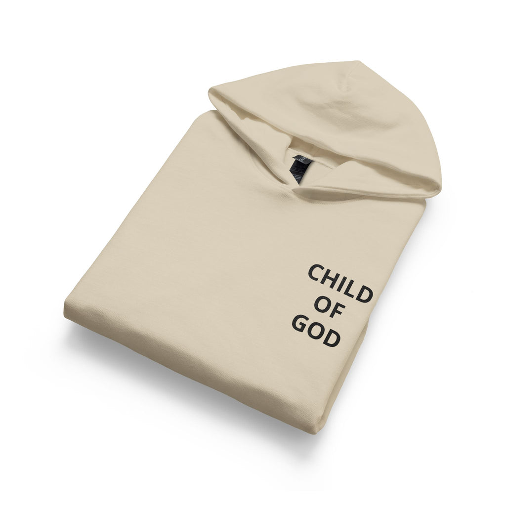 Youth Hoodie - "Child of God" Minimal Christian Pullover