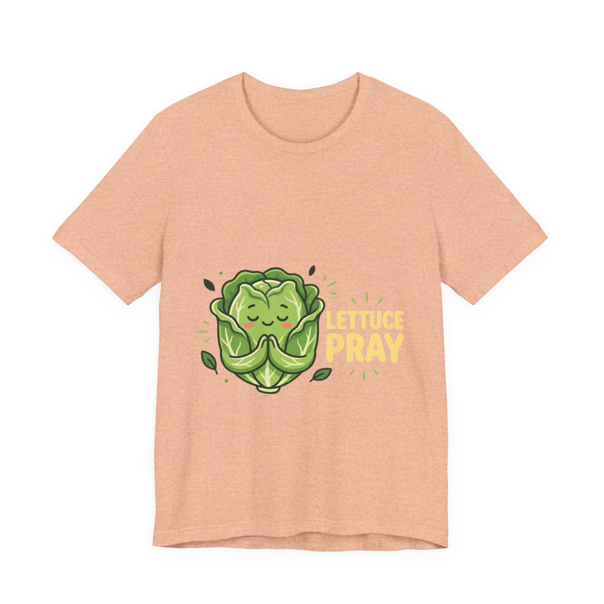 Lettuce Pray T-Shirt — Cute Praying Lettuce Graphic Tee