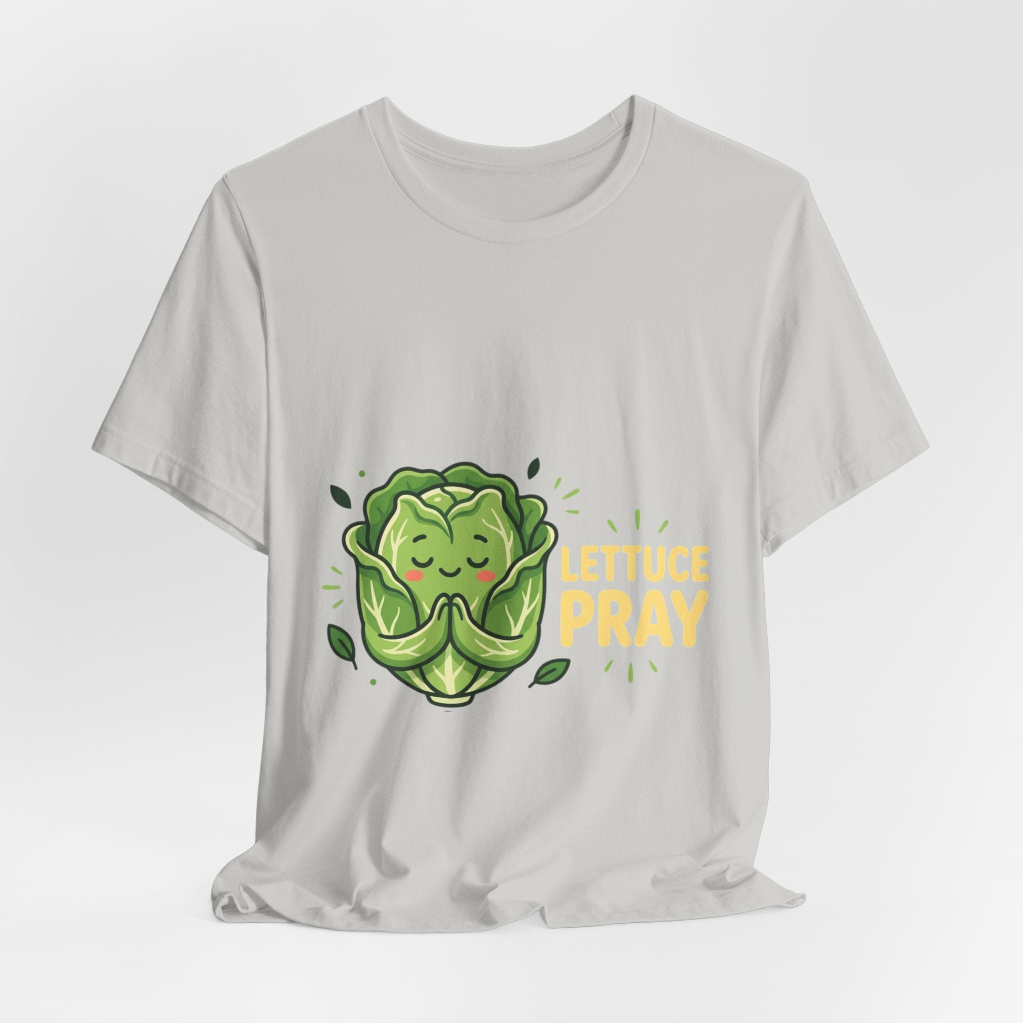 Lettuce Pray T-Shirt — Cute Praying Lettuce Graphic Tee