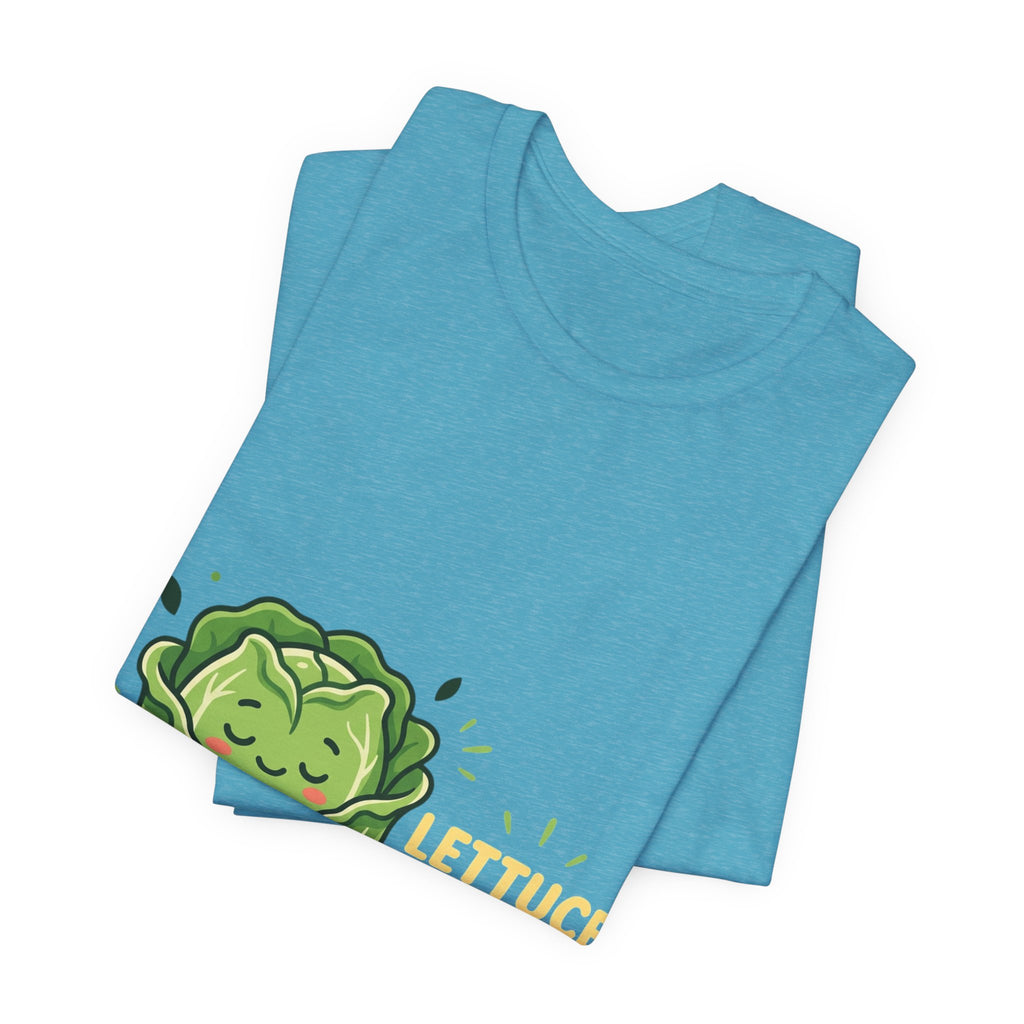Lettuce Pray T-Shirt — Cute Praying Lettuce Graphic Tee