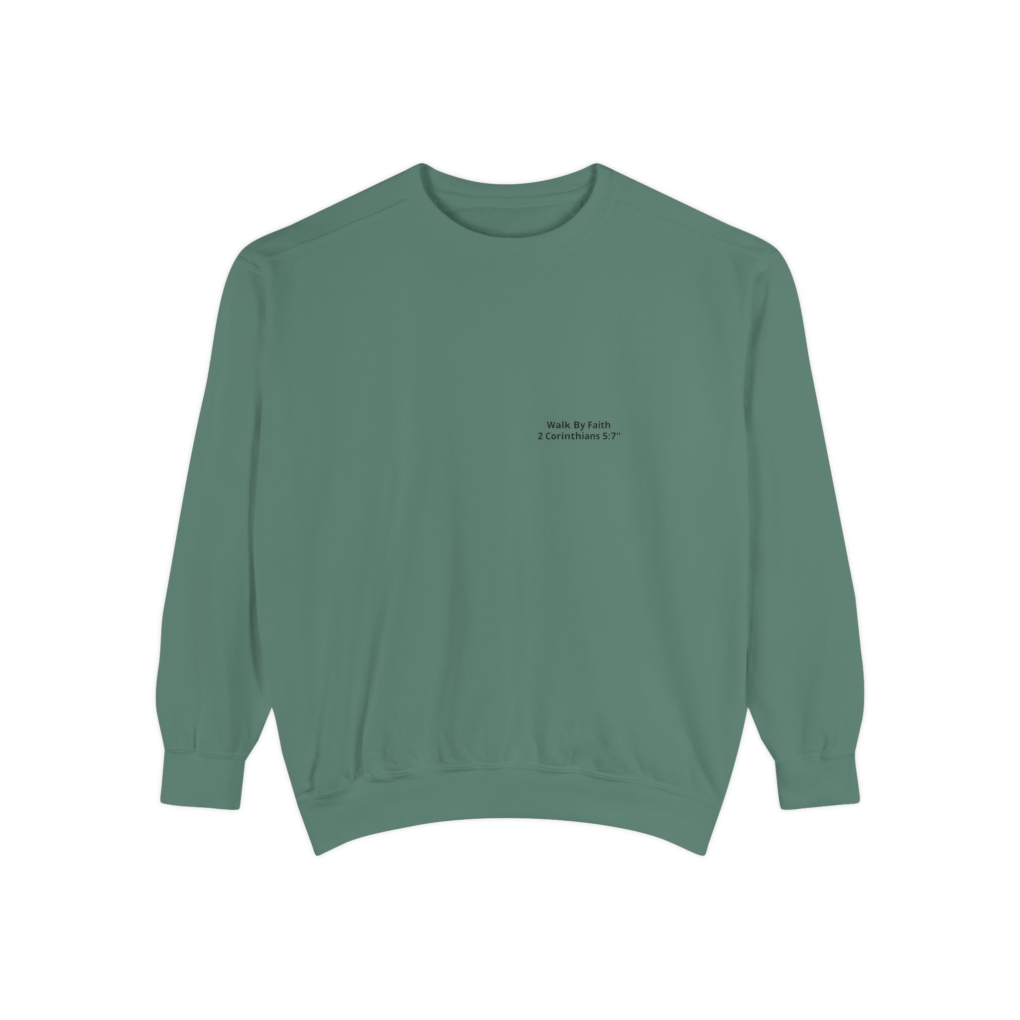 Walk in Faith Sweatshirt — Christian Cross Inspirational Crewneck