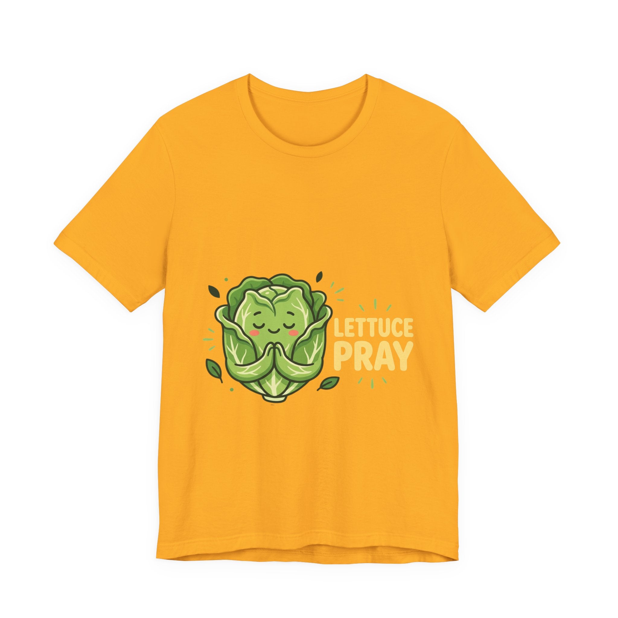Lettuce Pray T-Shirt — Cute Praying Lettuce Graphic Tee