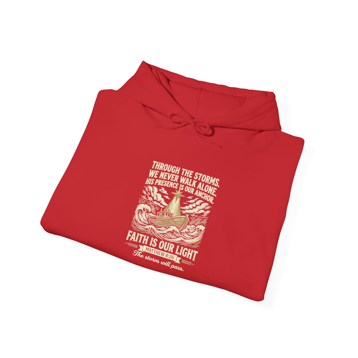 Faith Over Fear Hoodie — Vintage Dove Inspirational Pullover