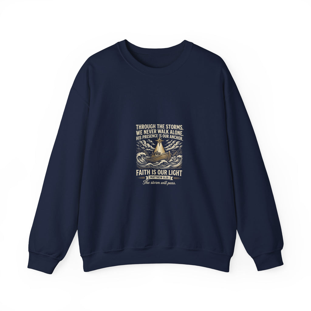 Christmas Teepee Campfire Sweatshirt – Cozy Holiday Graphic Crewneck