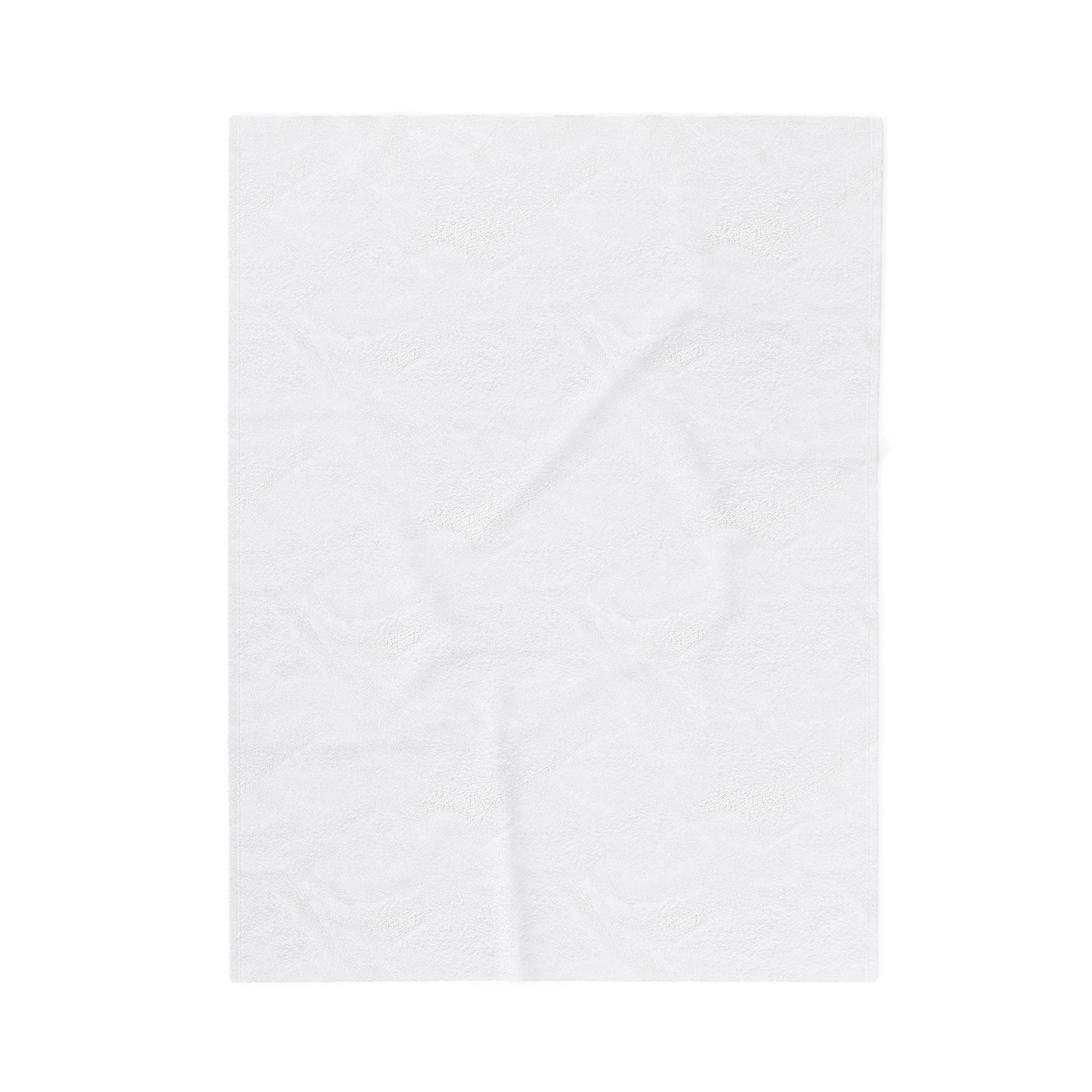 Walk in Faith Plush Blanket — Christian Velveteen Throw with Cross & Baby Footprints