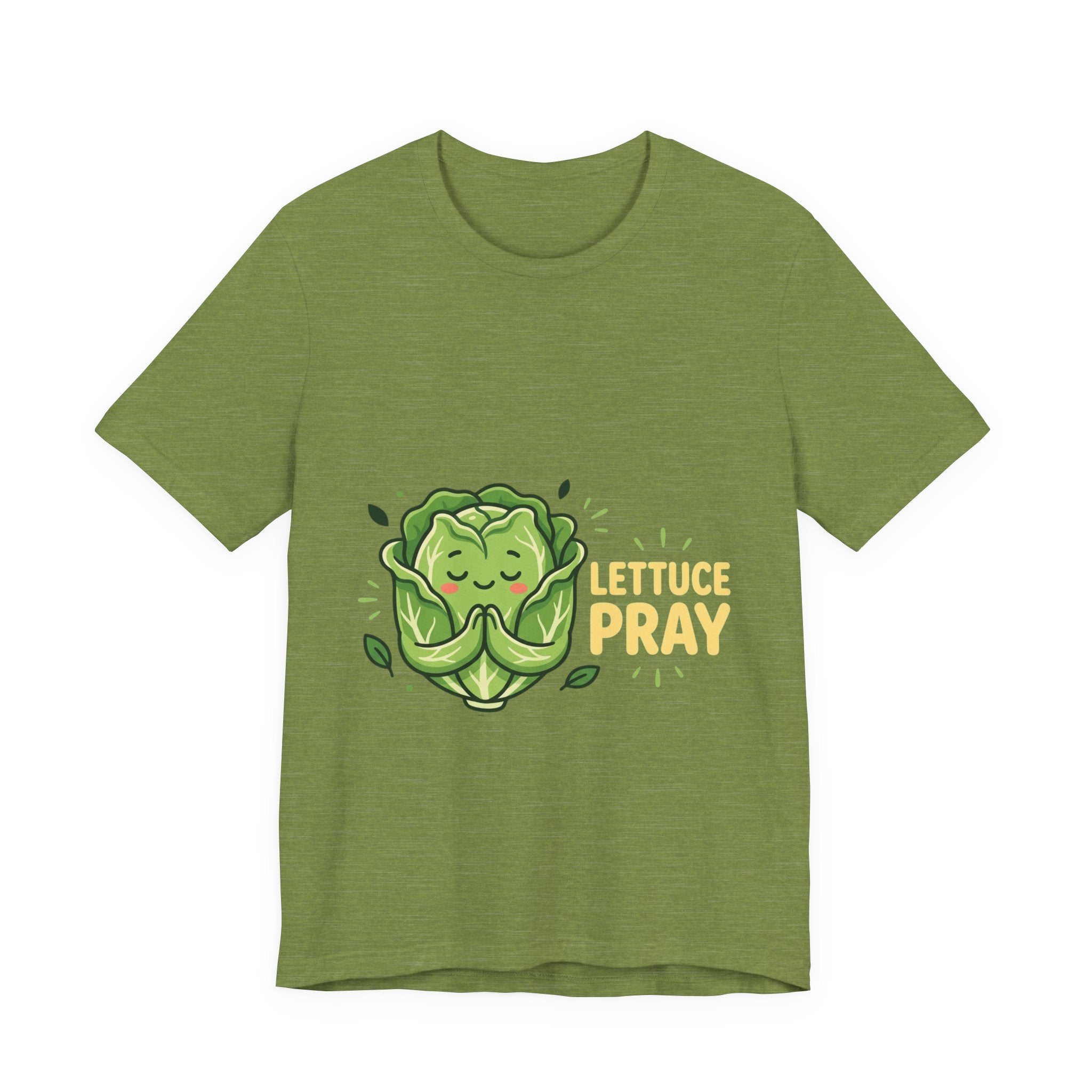 Lettuce Pray T-Shirt — Cute Praying Lettuce Graphic Tee