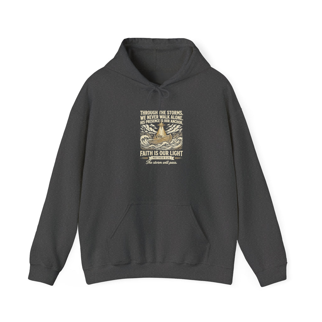 Faith Over Fear Hoodie — Vintage Dove Inspirational Pullover