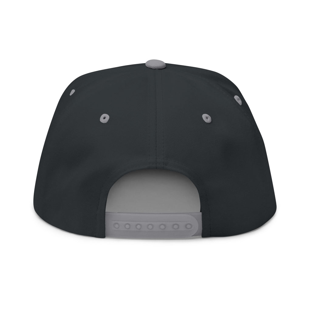 Chosen & Loved Embroidered Flat Bill Cap — White Snapback Hat