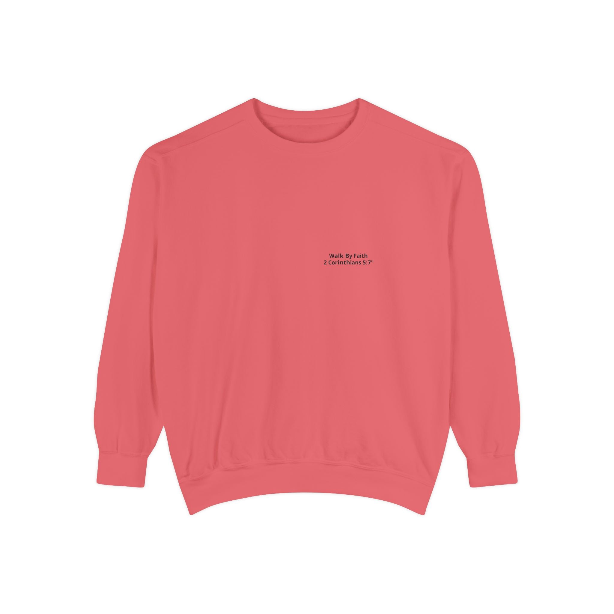 Walk in Faith Sweatshirt — Christian Cross Inspirational Crewneck