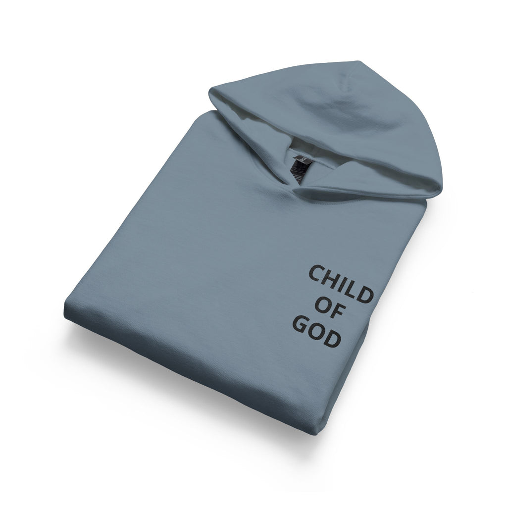 Youth Hoodie - "Child of God" Minimal Christian Pullover