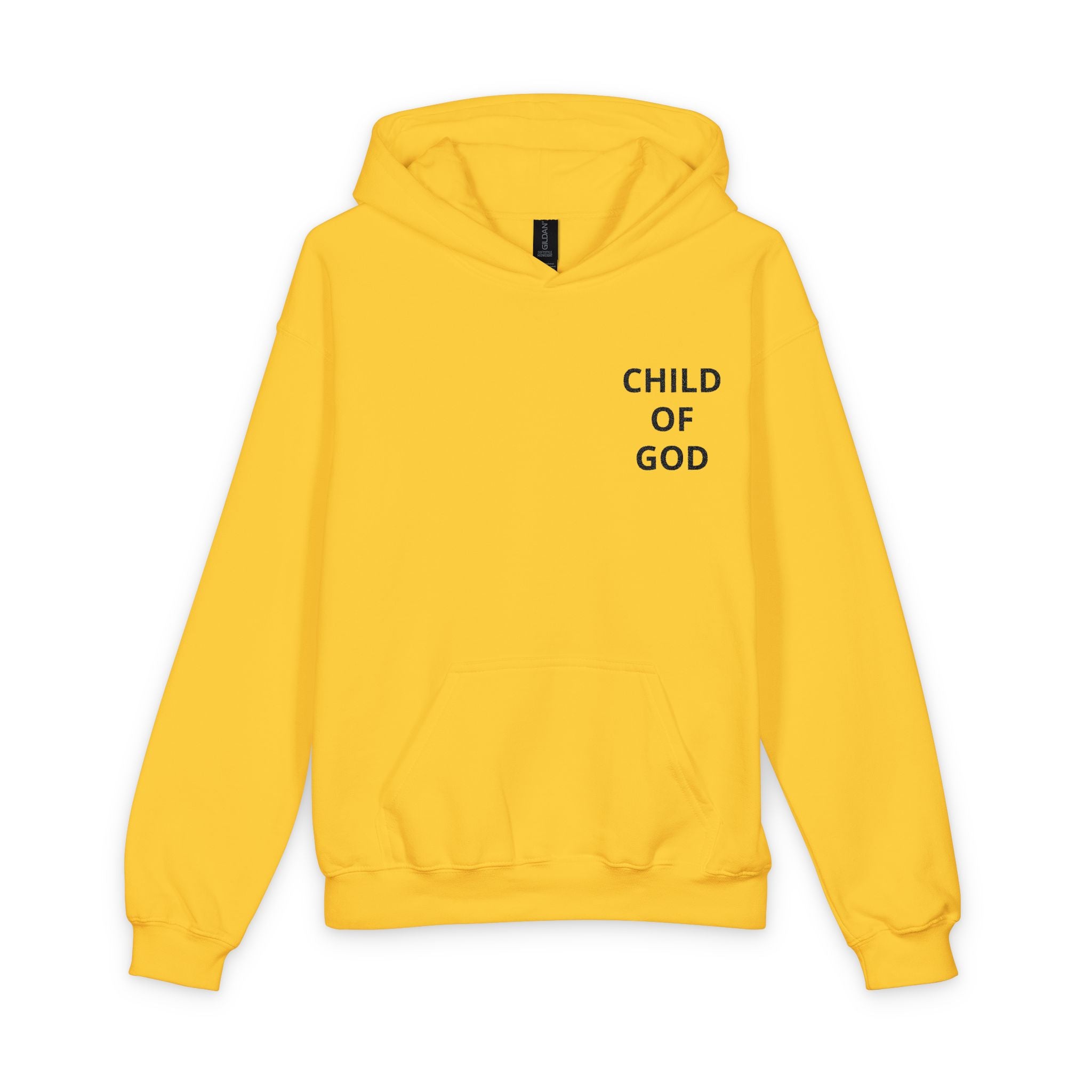 Youth Hoodie - "Child of God" Minimal Christian Pullover