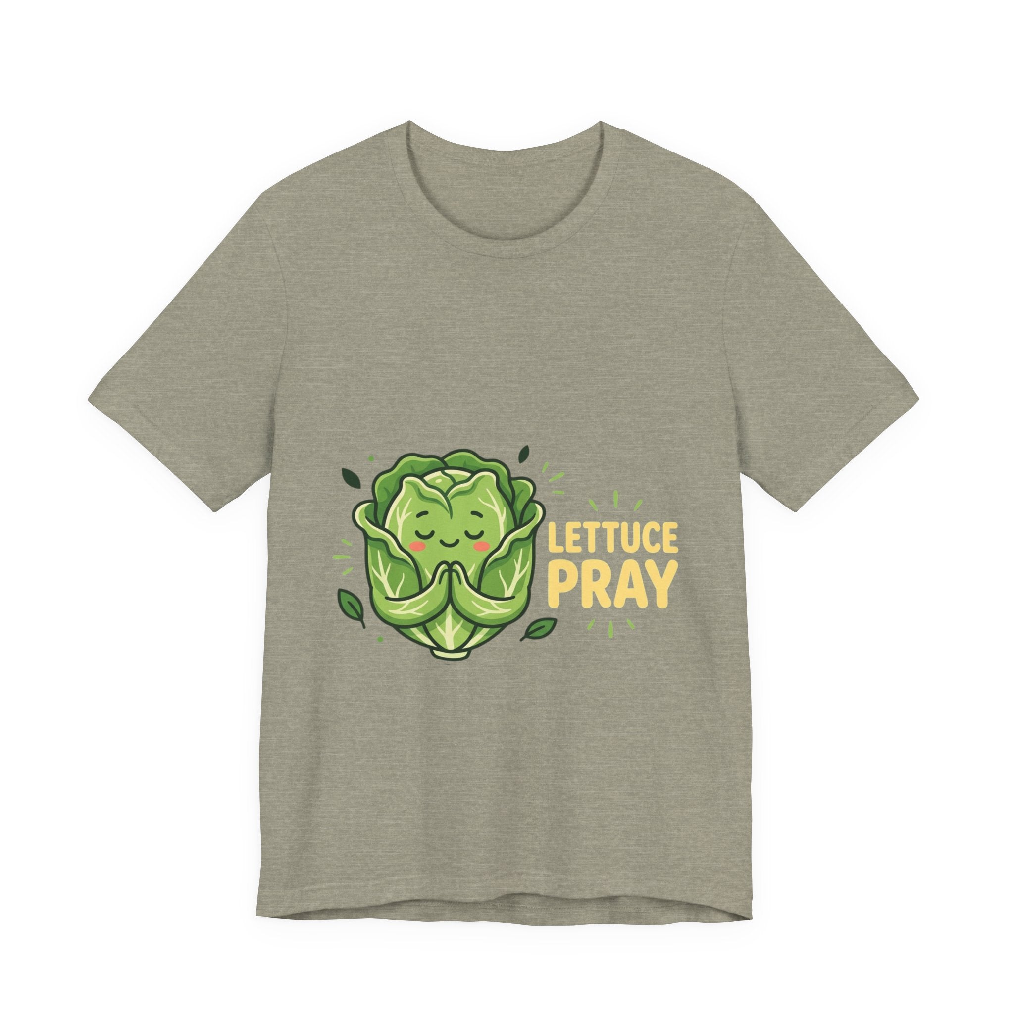 Lettuce Pray T-Shirt — Cute Praying Lettuce Graphic Tee