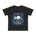 Baby Starry Night T‑Shirt — "He counts the stars and calls them all by name" (Psalm 147:4)