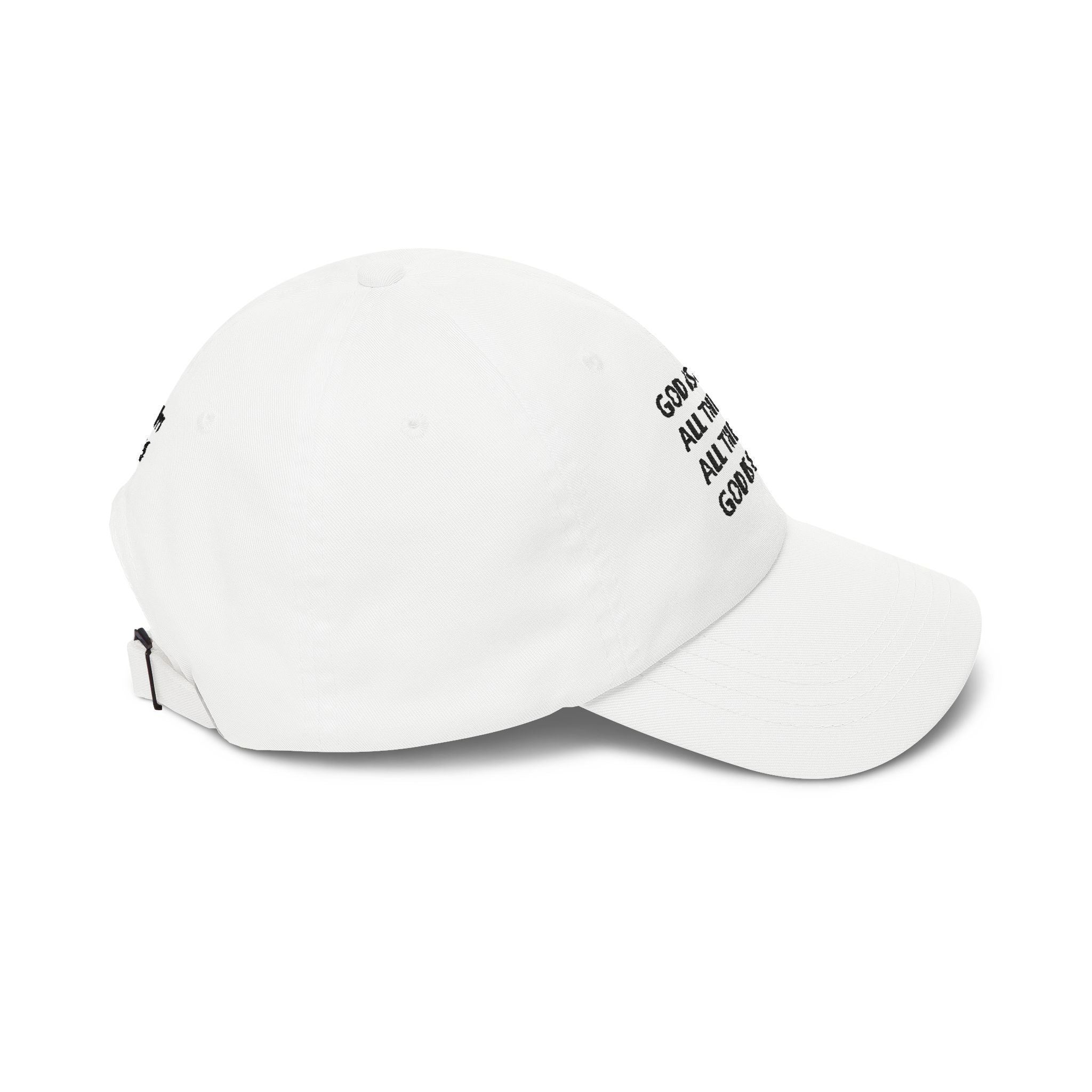 Embroidered ‘God Is Good All The Time’ Dad Cap — Psalm 100:5 Baseball Hat
