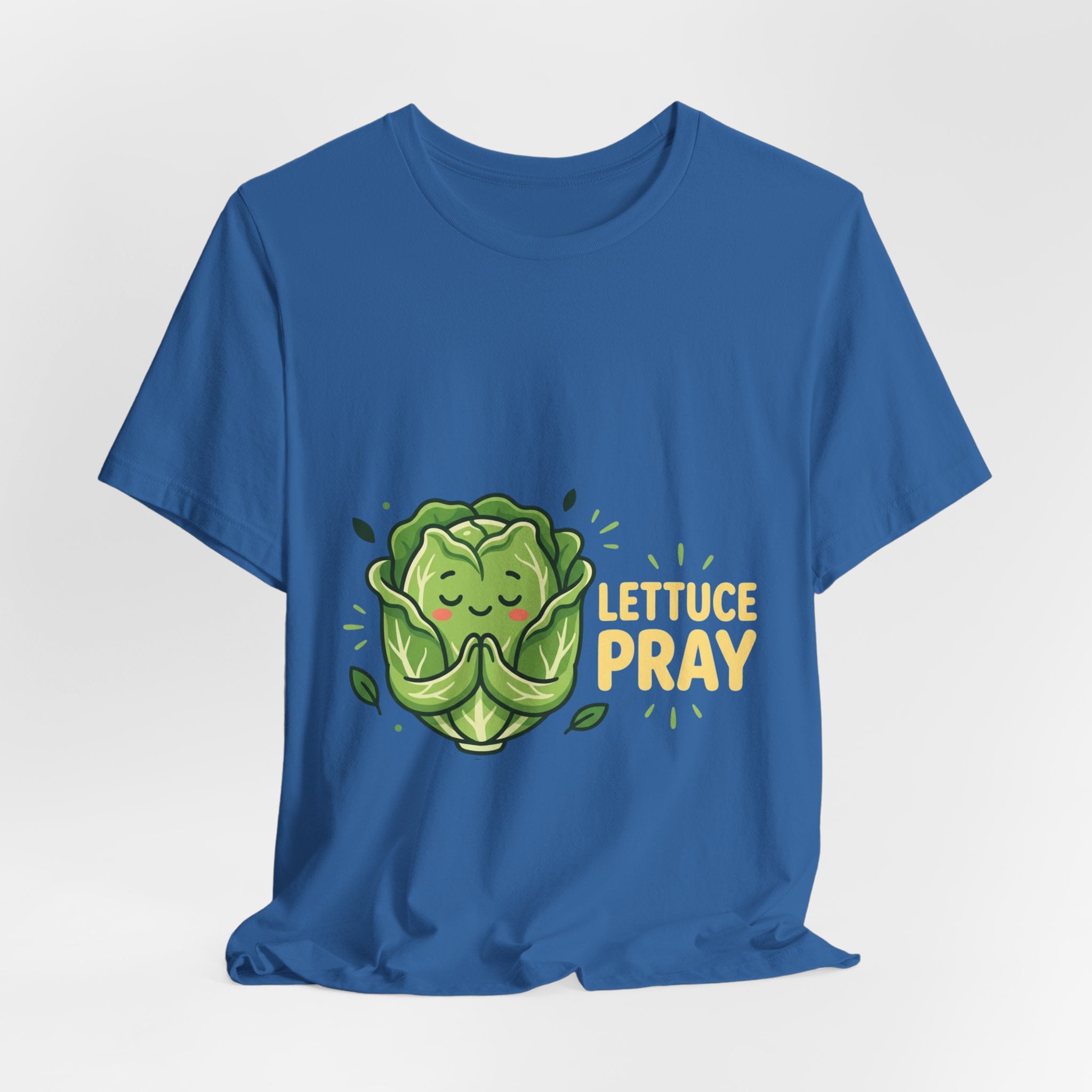 Lettuce Pray T-Shirt — Cute Praying Lettuce Graphic Tee