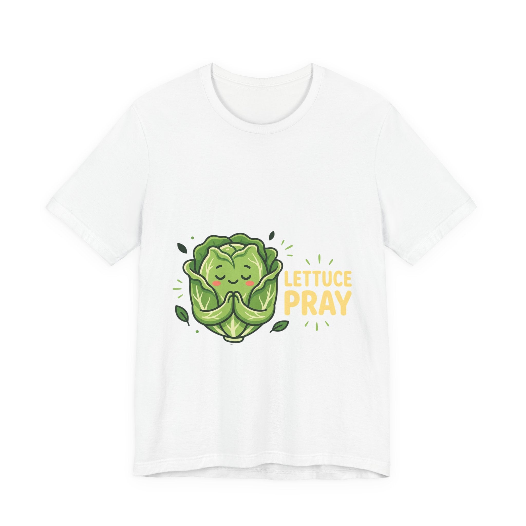 Lettuce Pray T-Shirt — Cute Praying Lettuce Graphic Tee