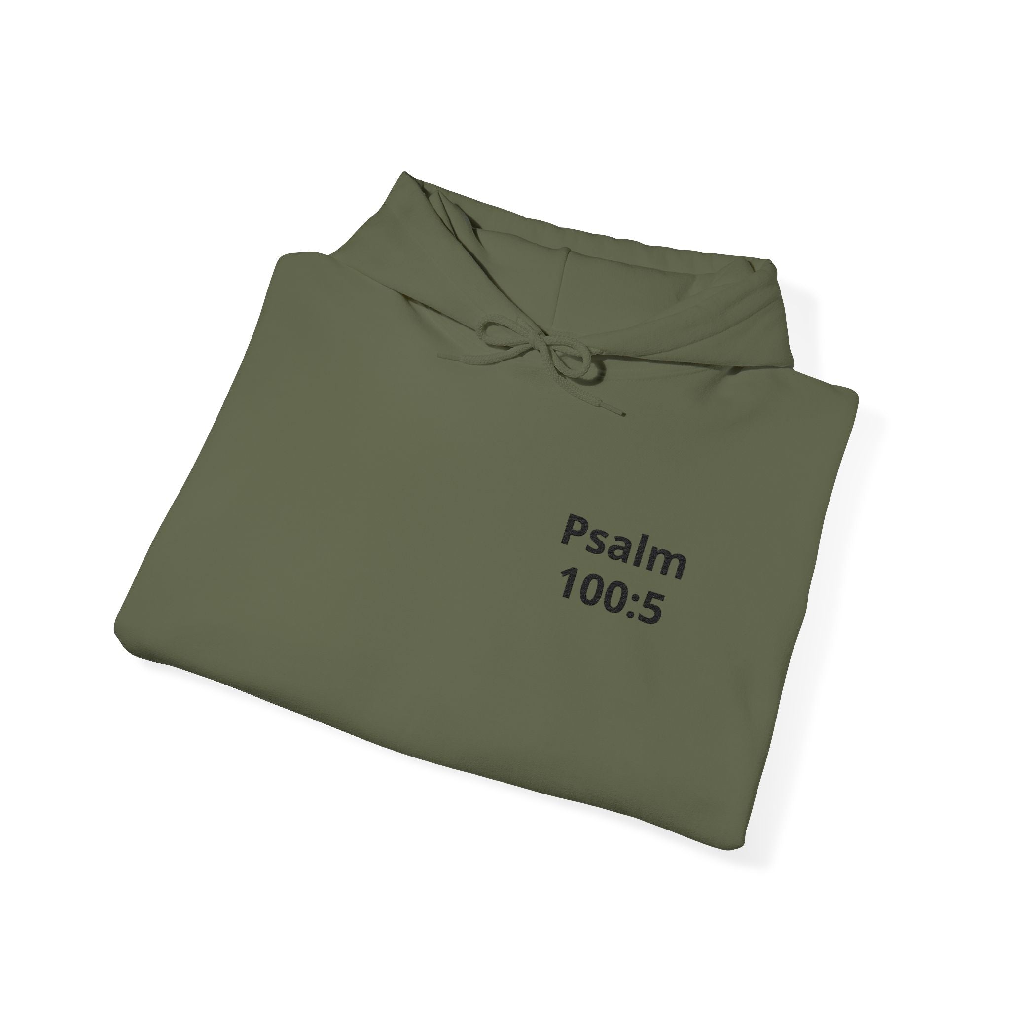 Psalm 100:5 Hoodie — Inspirational Christian Scripture Pullover