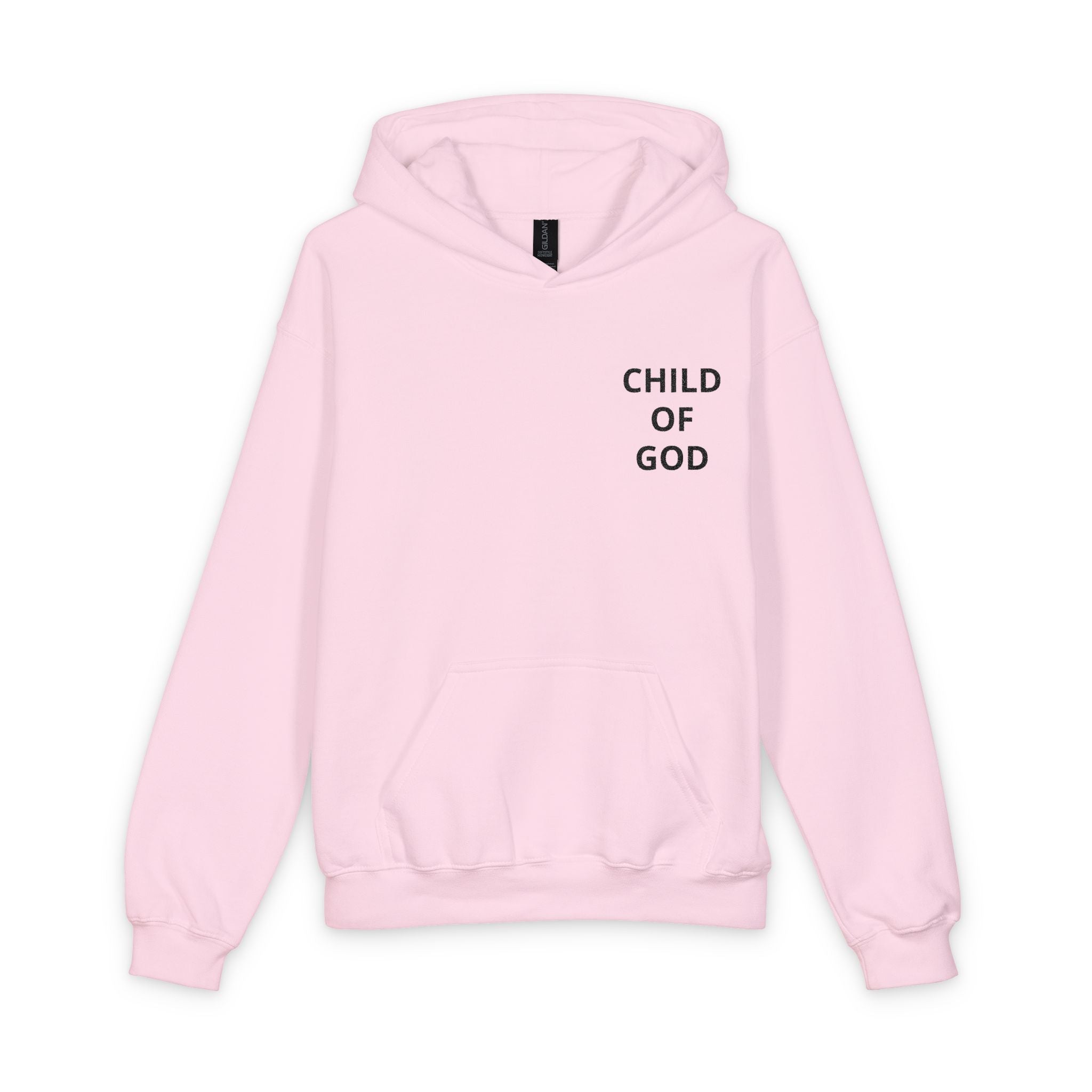 Youth Hoodie - "Child of God" Minimal Christian Pullover