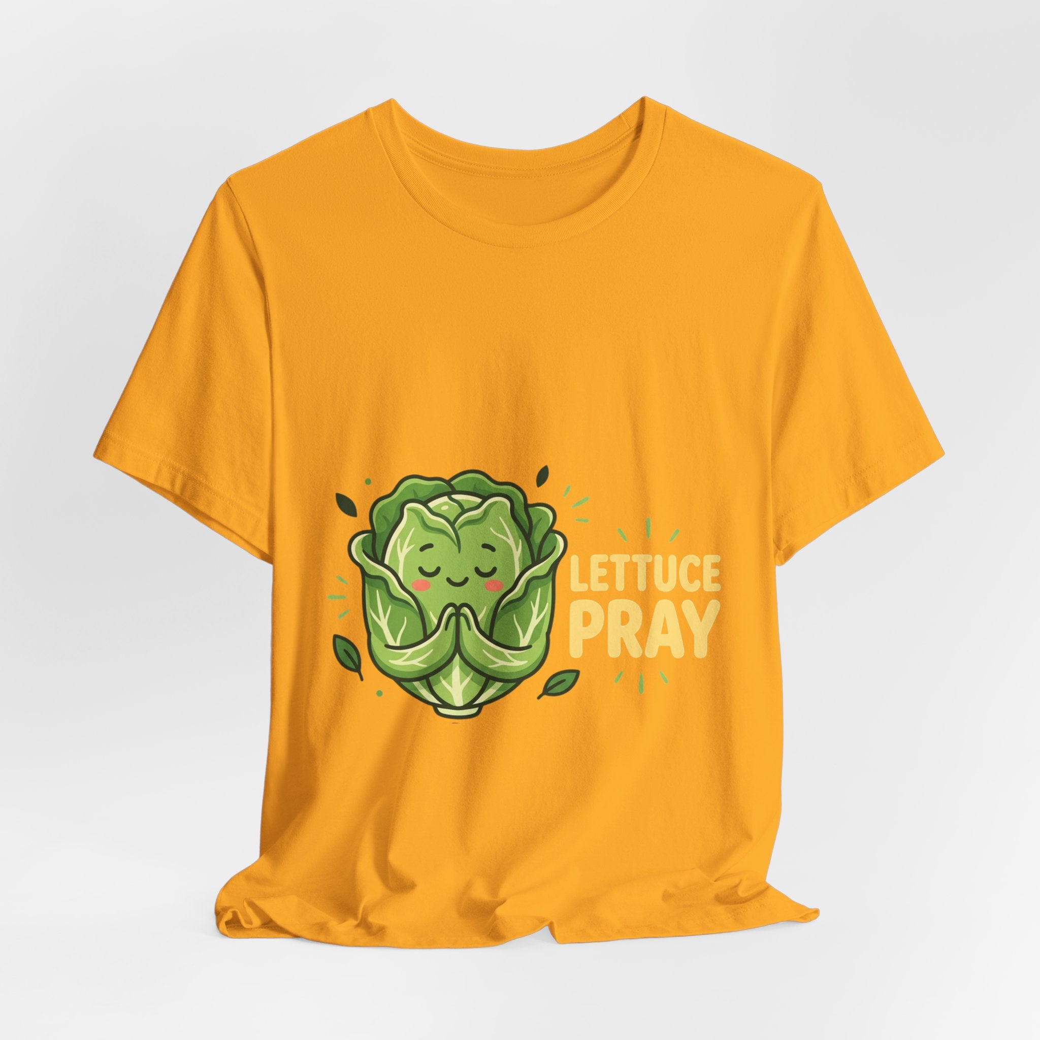 Lettuce Pray T-Shirt — Cute Praying Lettuce Graphic Tee