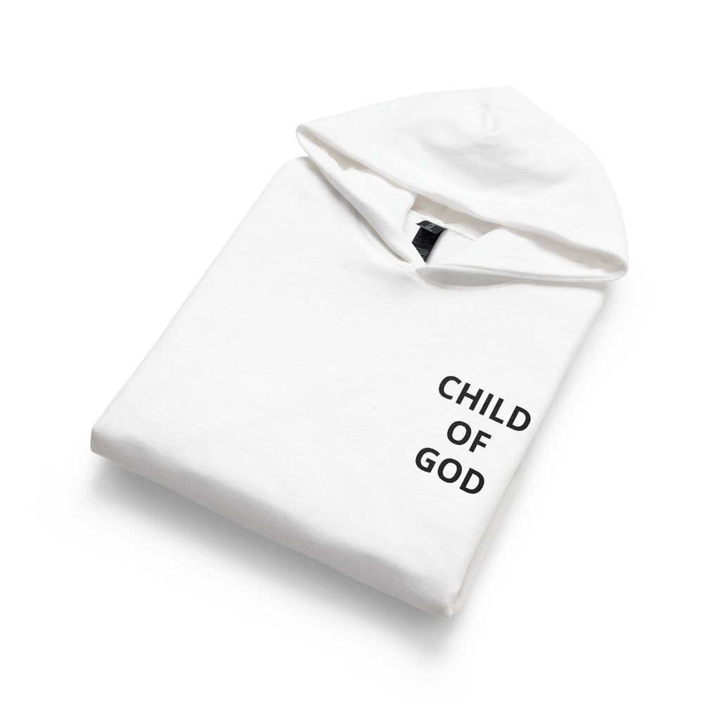 Youth Hoodie - "Child of God" Minimal Christian Pullover