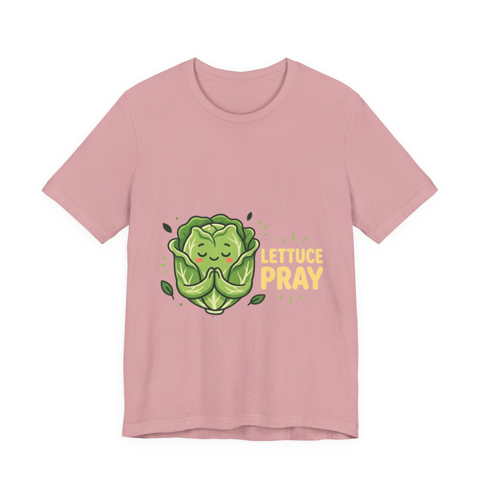 Lettuce Pray T-Shirt — Cute Praying Lettuce Graphic Tee
