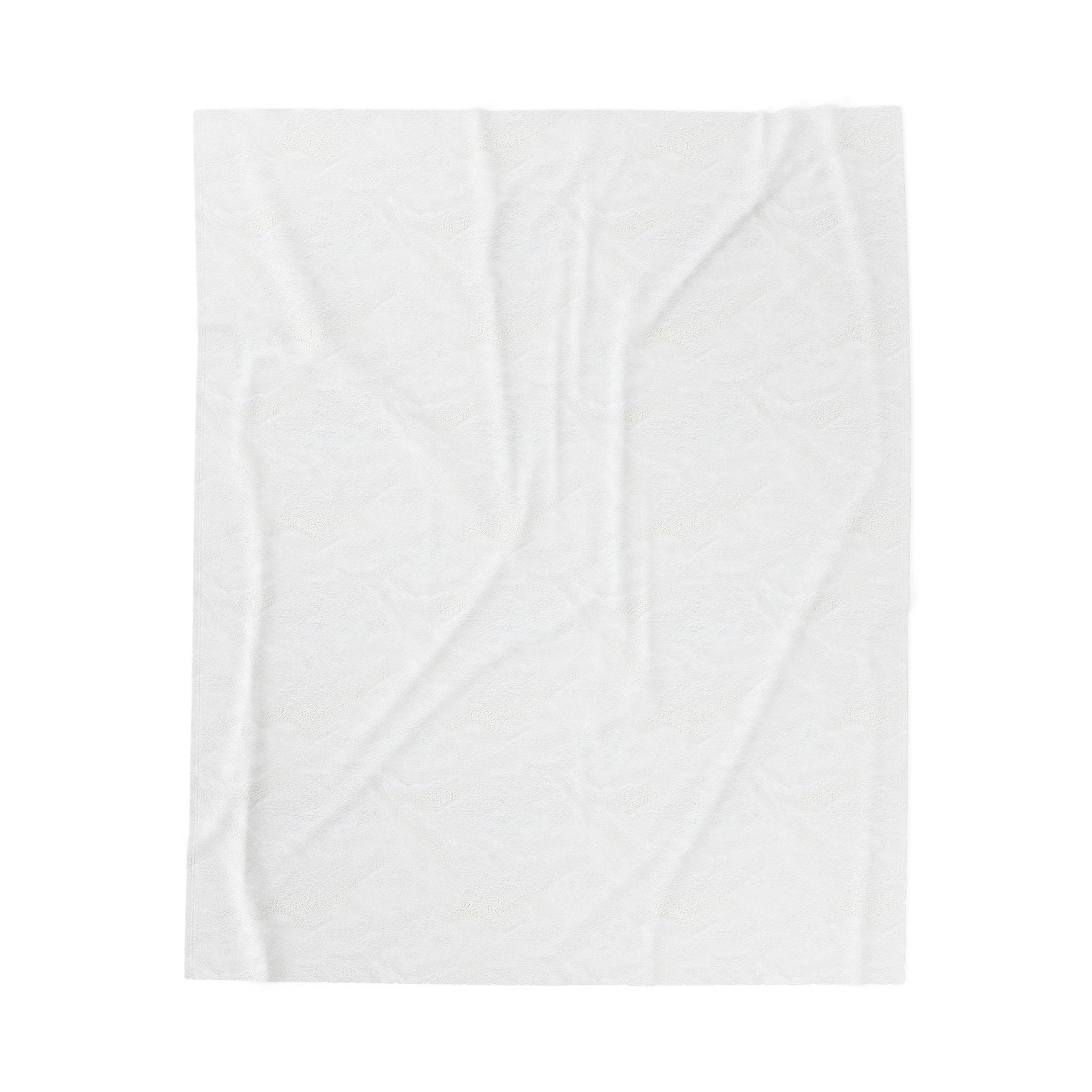 Walk in Faith Plush Blanket — Christian Velveteen Throw with Cross & Baby Footprints