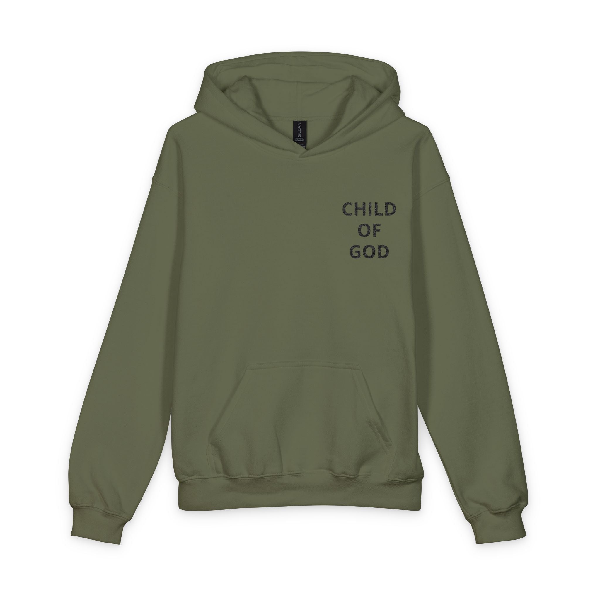 Youth Hoodie - "Child of God" Minimal Christian Pullover