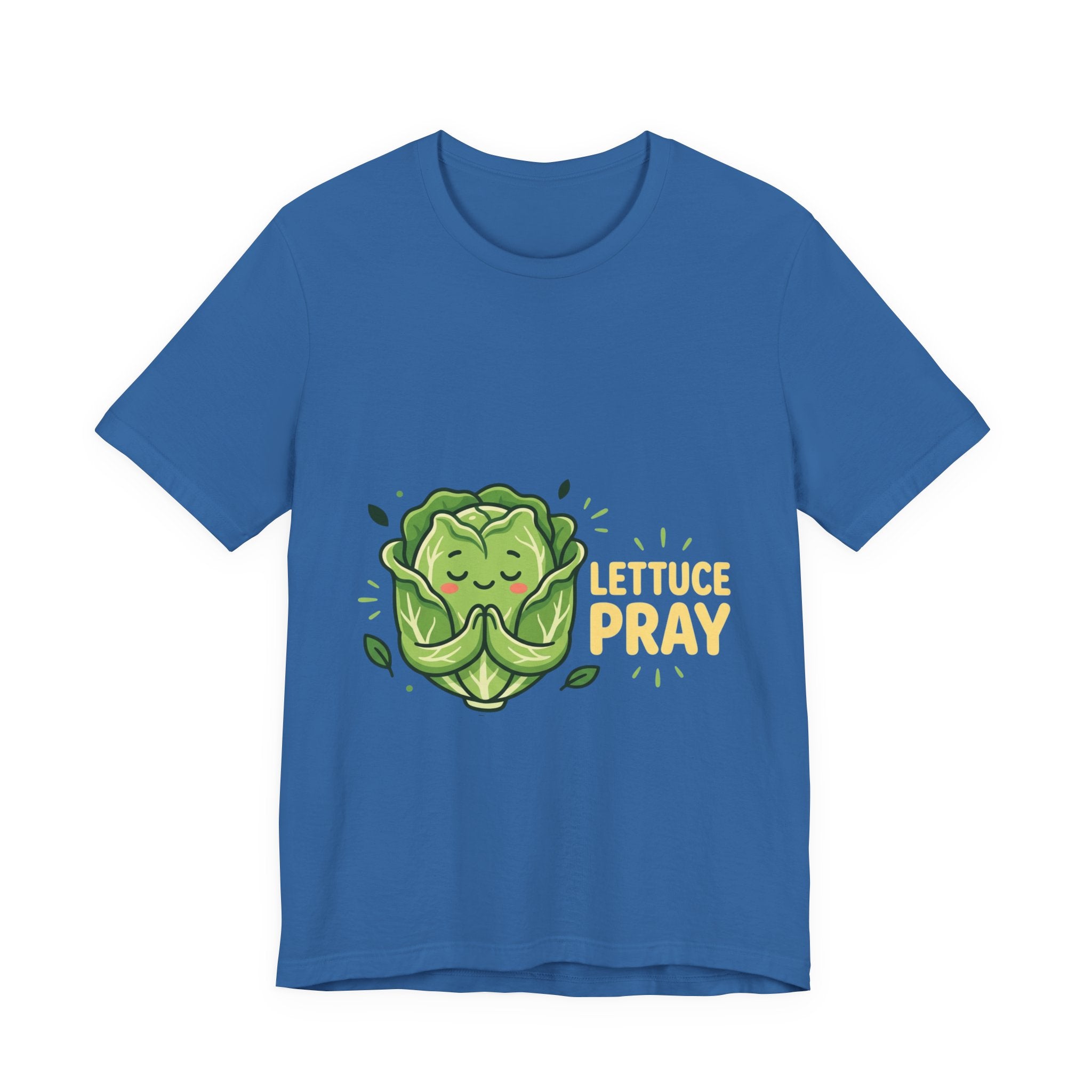 Lettuce Pray T-Shirt — Cute Praying Lettuce Graphic Tee
