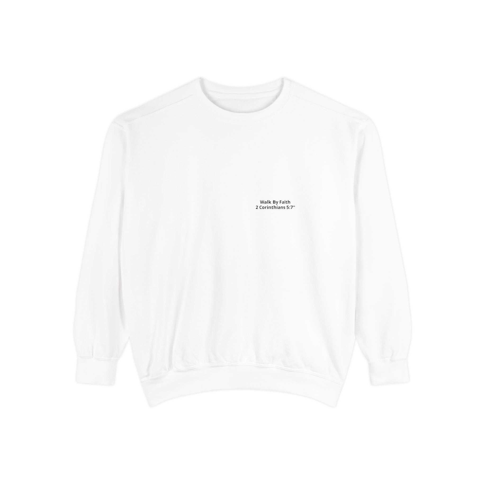 Walk in Faith Sweatshirt — Christian Cross Inspirational Crewneck