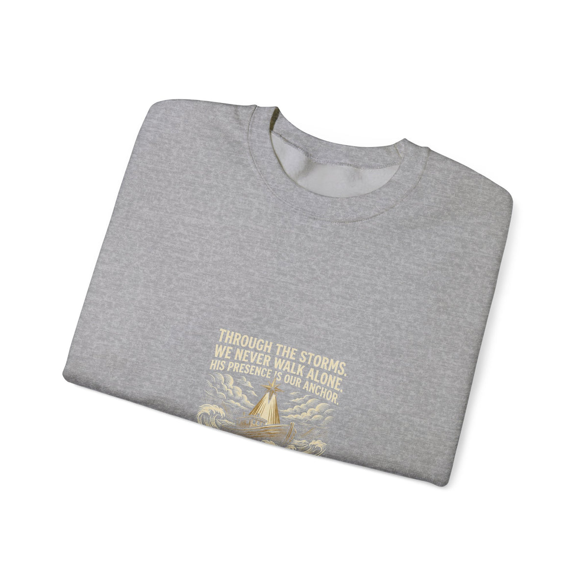 Christmas Teepee Campfire Sweatshirt – Cozy Holiday Graphic Crewneck