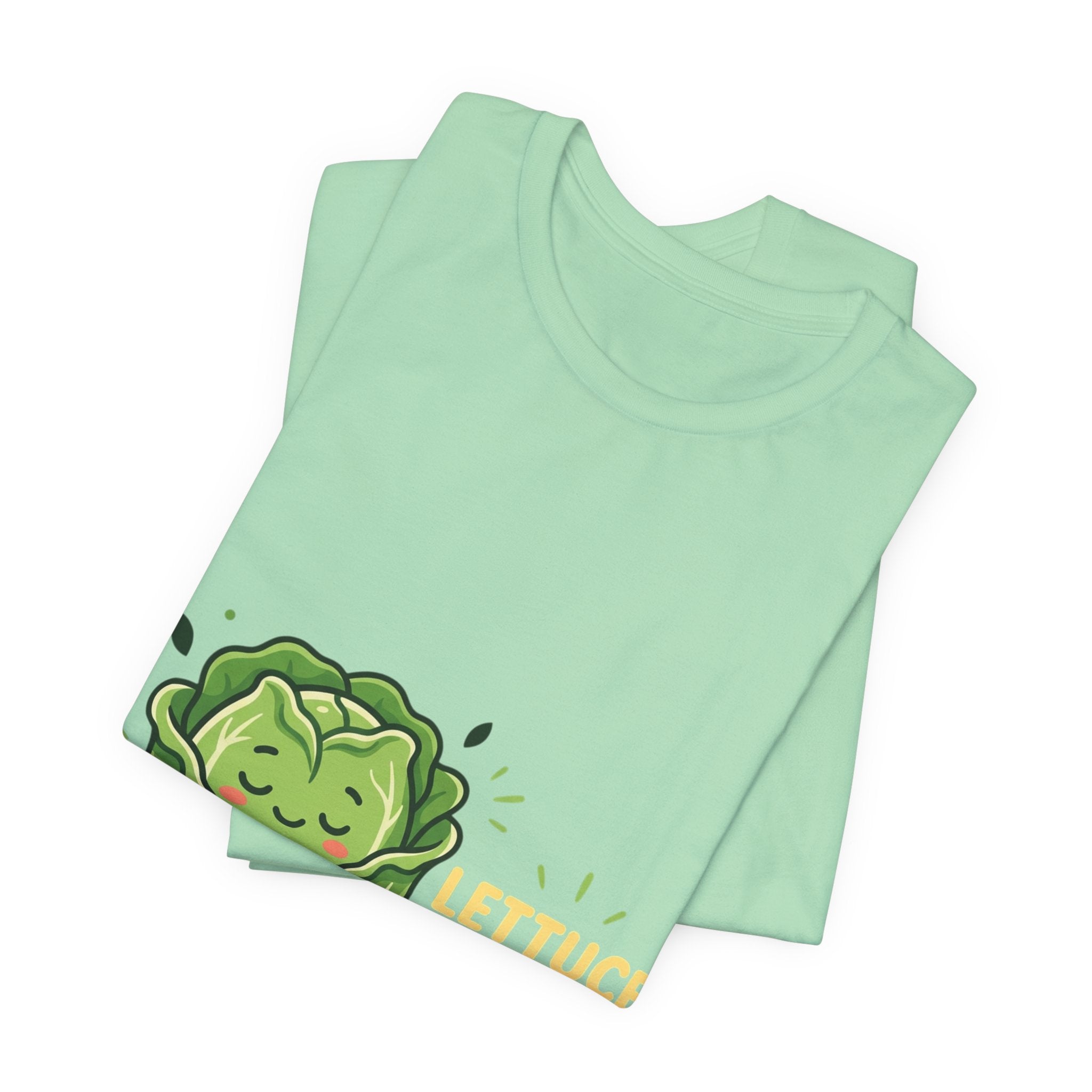 Lettuce Pray T-Shirt — Cute Praying Lettuce Graphic Tee