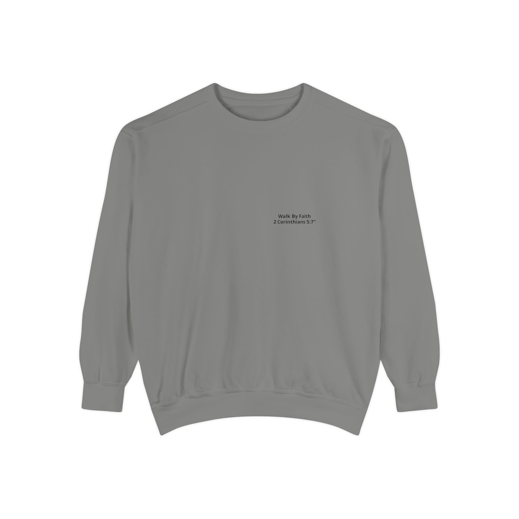Walk in Faith Sweatshirt — Christian Cross Inspirational Crewneck