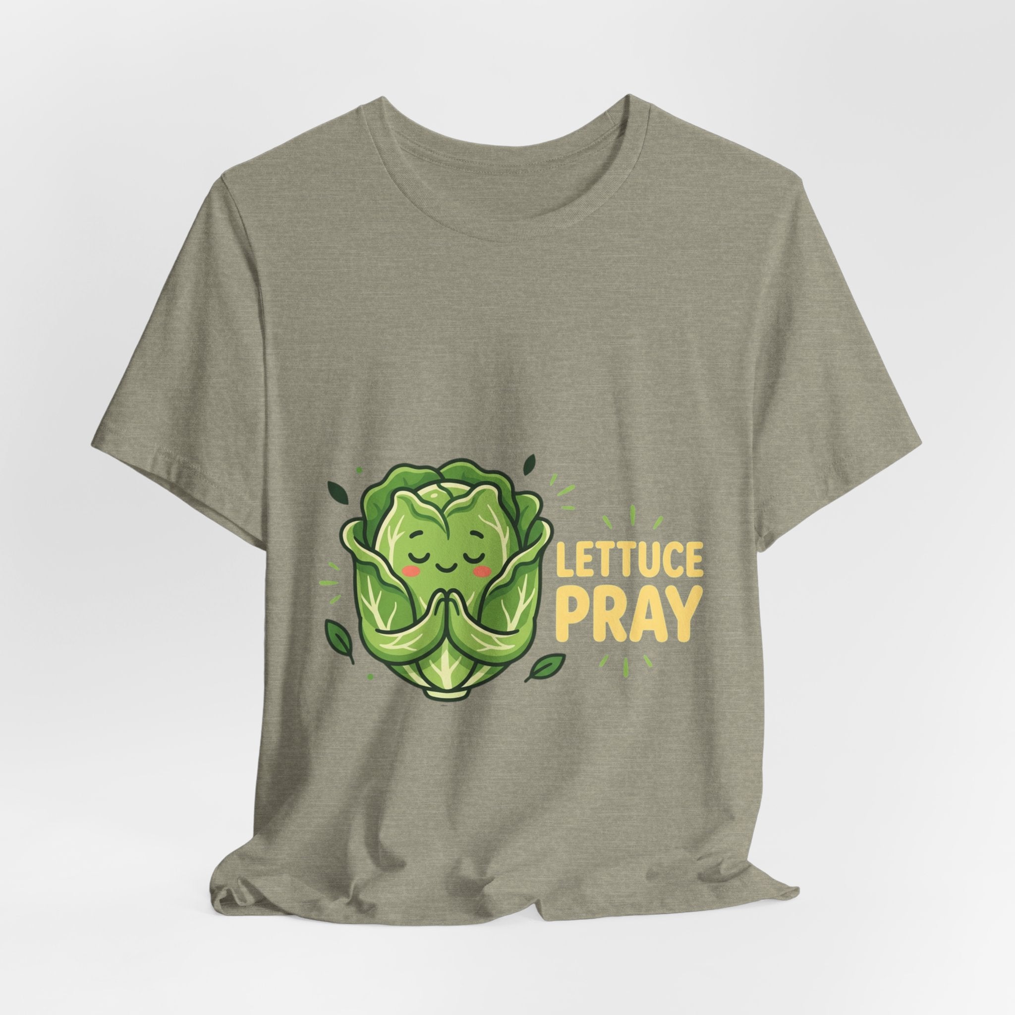 Lettuce Pray T-Shirt — Cute Praying Lettuce Graphic Tee