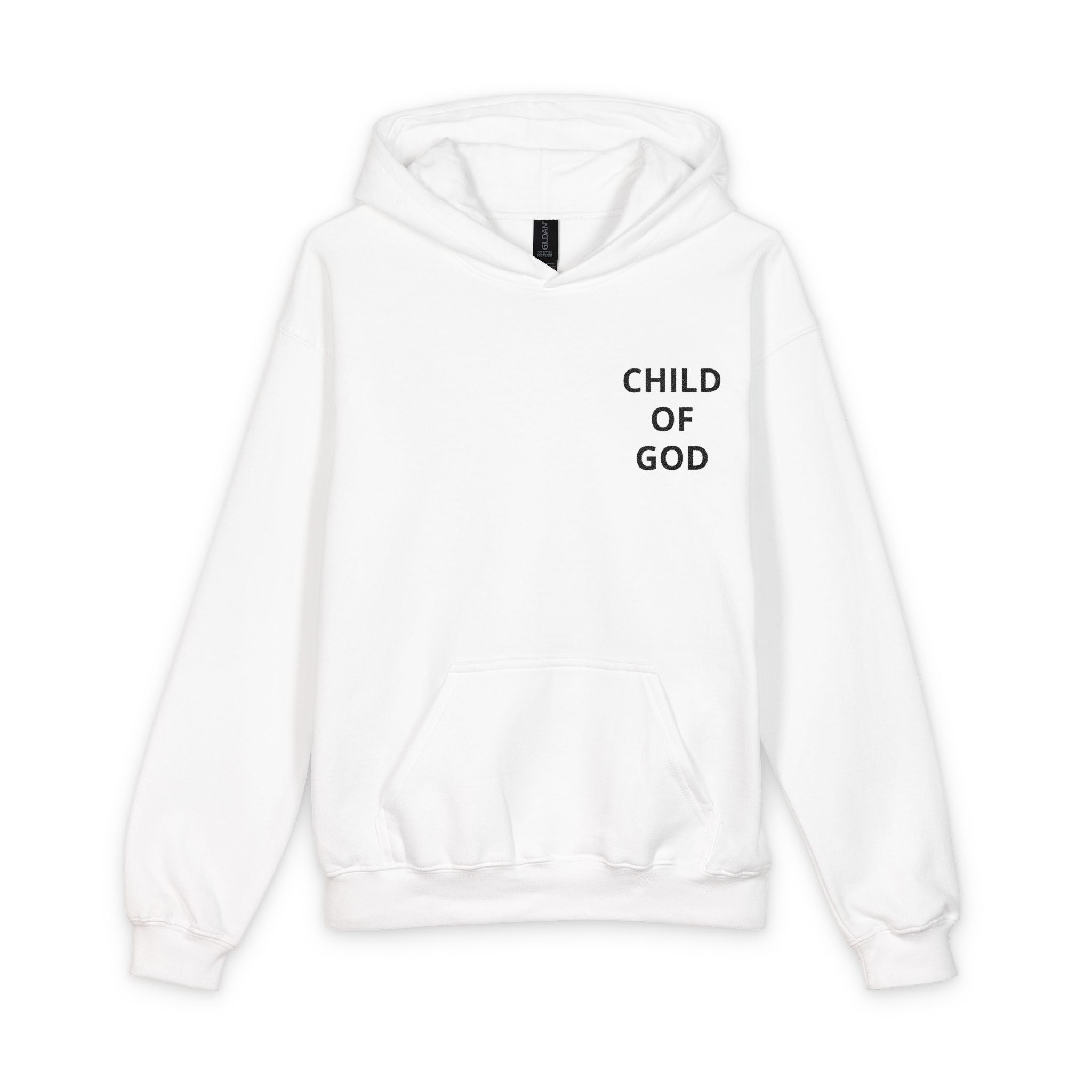 Youth Hoodie - "Child of God" Minimal Christian Pullover