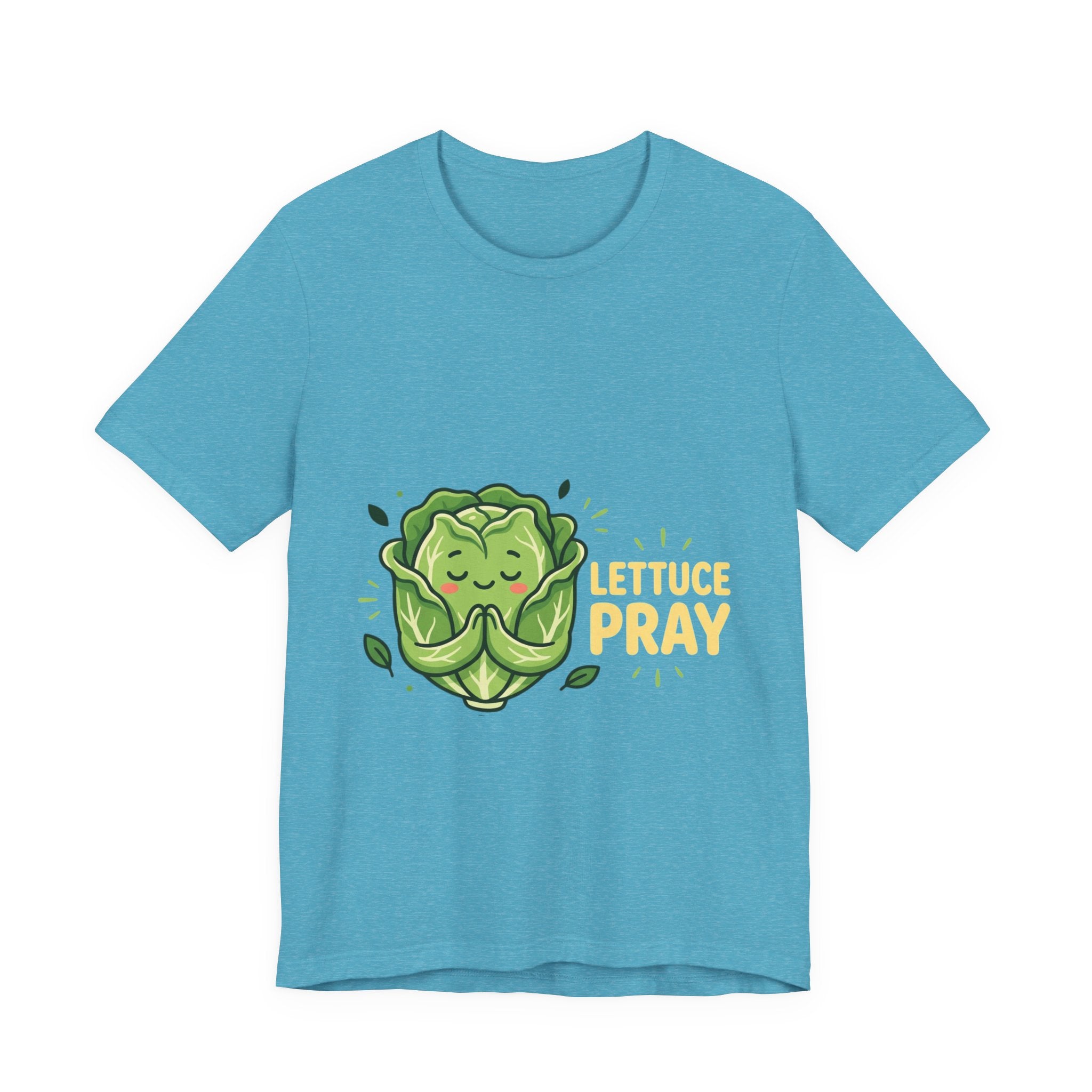 Lettuce Pray T-Shirt — Cute Praying Lettuce Graphic Tee