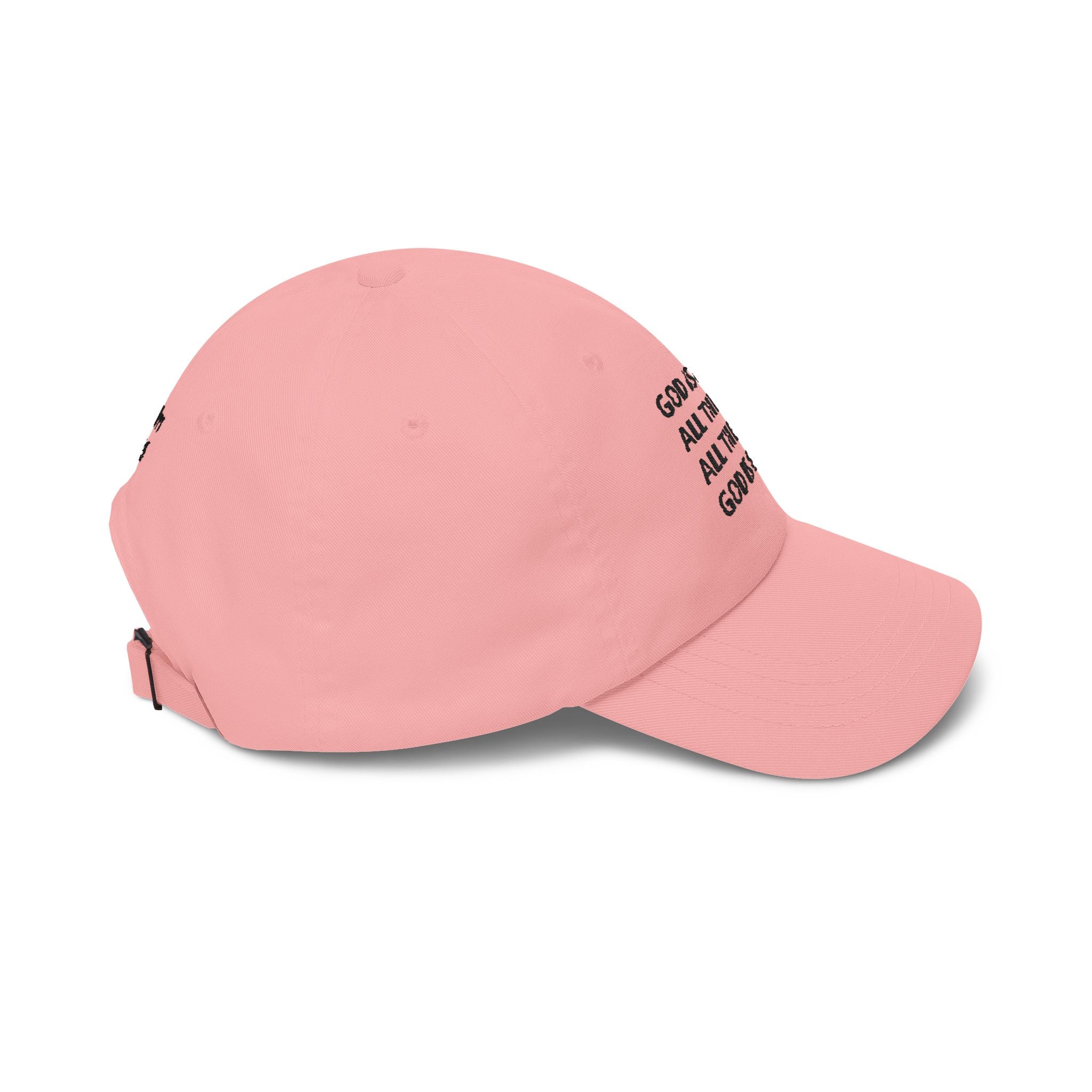 Embroidered ‘God Is Good All The Time’ Dad Cap — Psalm 100:5 Baseball Hat