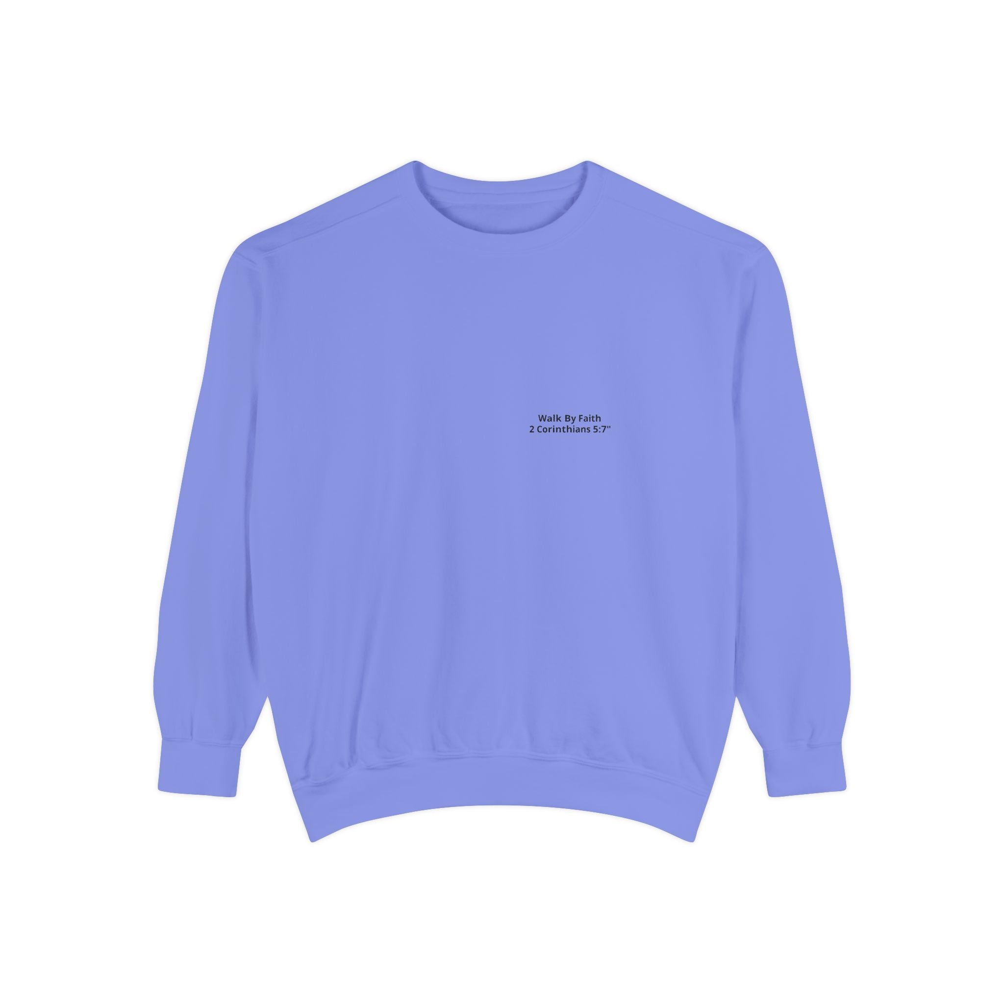 Walk in Faith Sweatshirt — Christian Cross Inspirational Crewneck