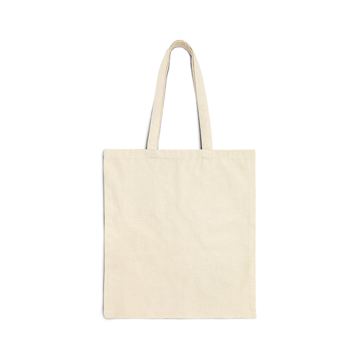 Canvas Tote Bag — Minimal Happy Camper Illustration, Eco-Friendly Grocery & Market Bag