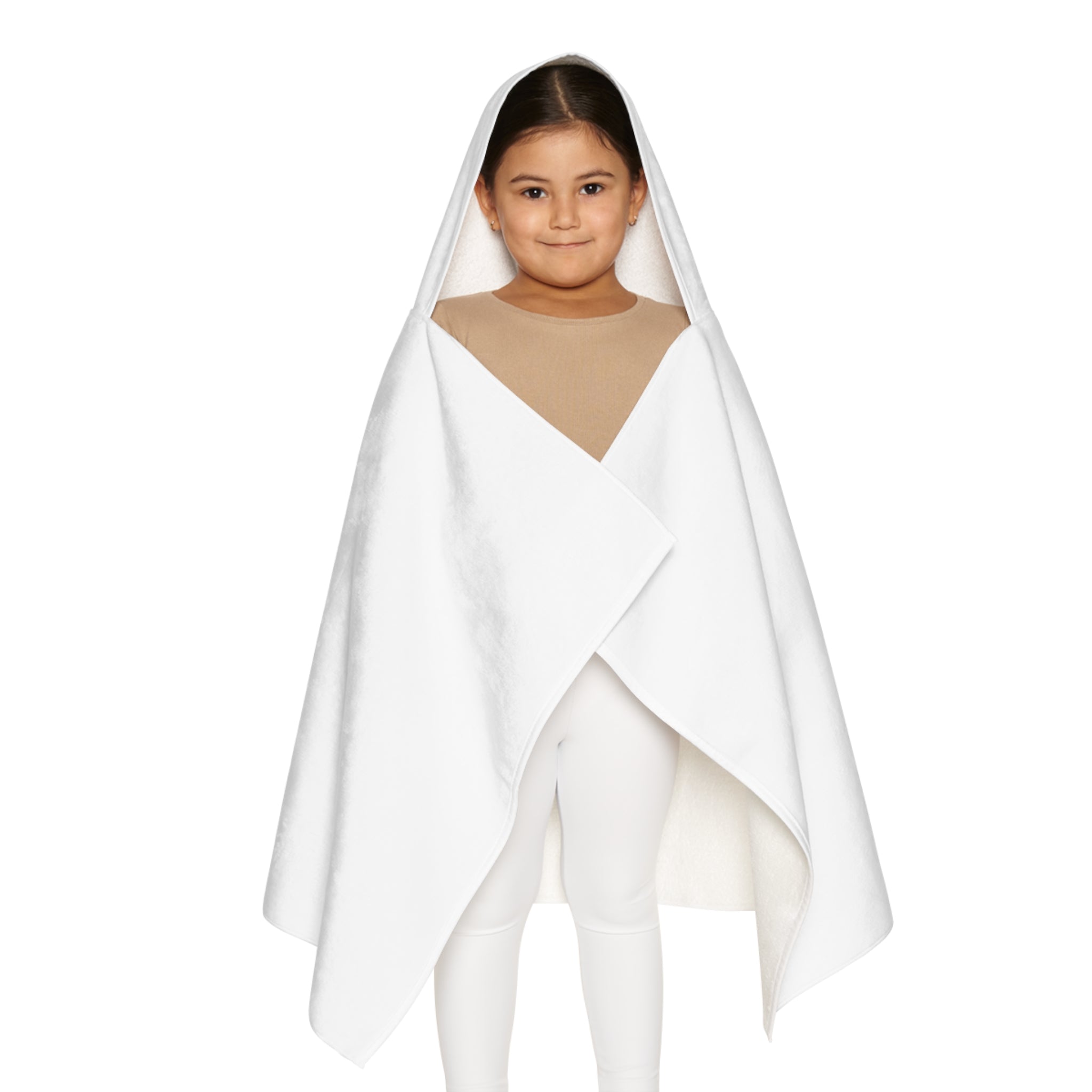 Wrapped in His Love Youth Hooded Towel — Cute Pastel Star Christian Bath Wrap for Kids