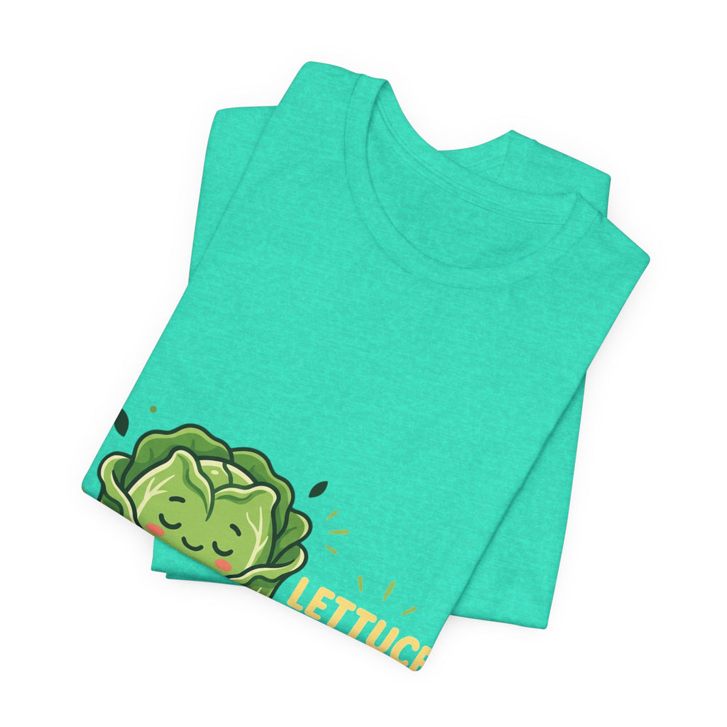 Lettuce Pray T-Shirt — Cute Praying Lettuce Graphic Tee