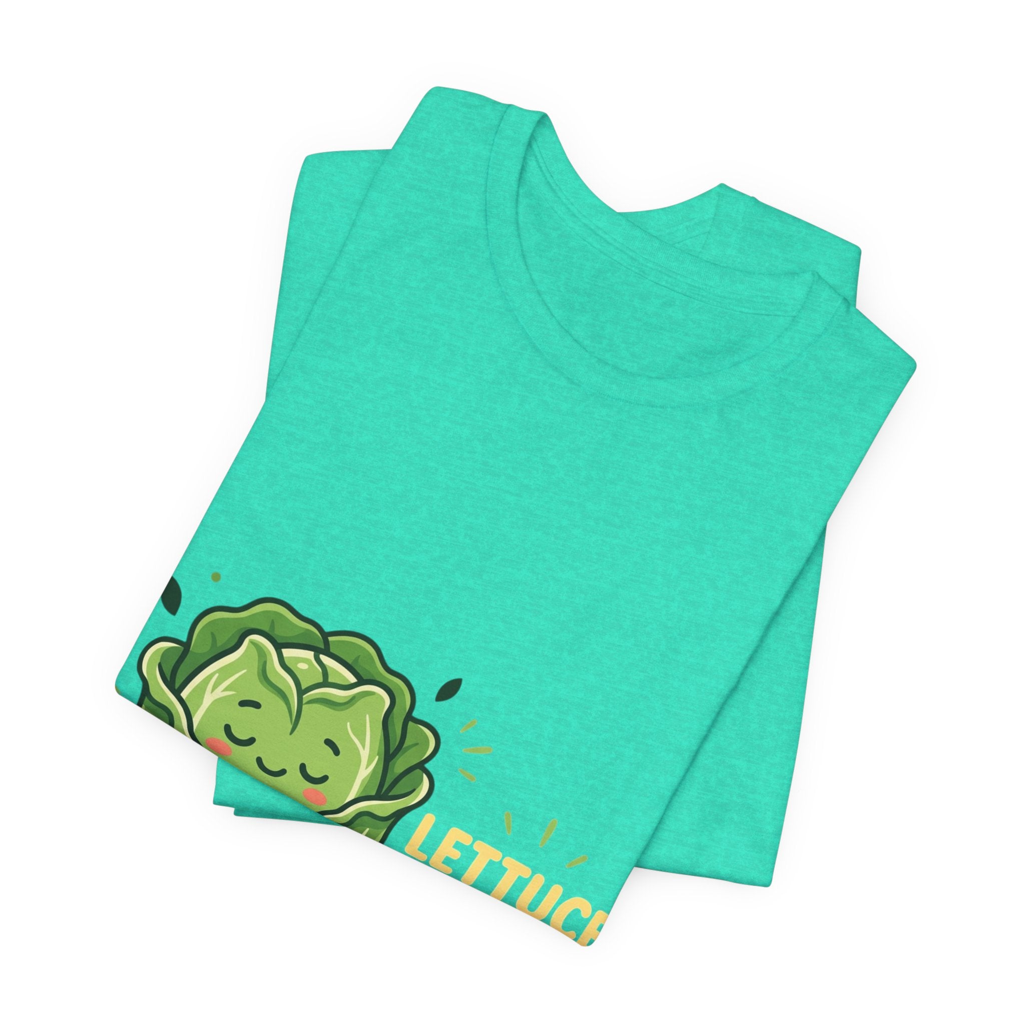 Lettuce Pray T-Shirt — Cute Praying Lettuce Graphic Tee