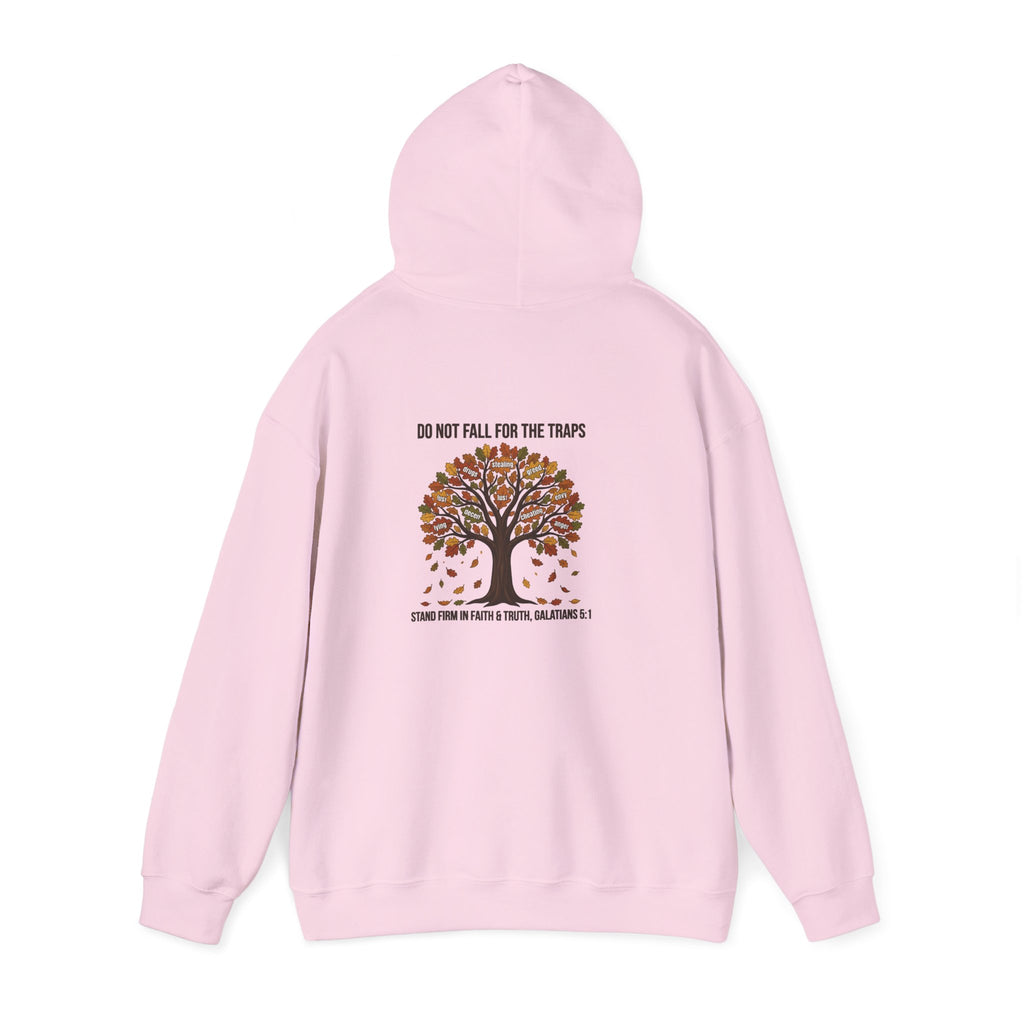 Autumn Oak Tree Hoodie — "Do Not Be Deceived" Fall Faith Sweatshirt