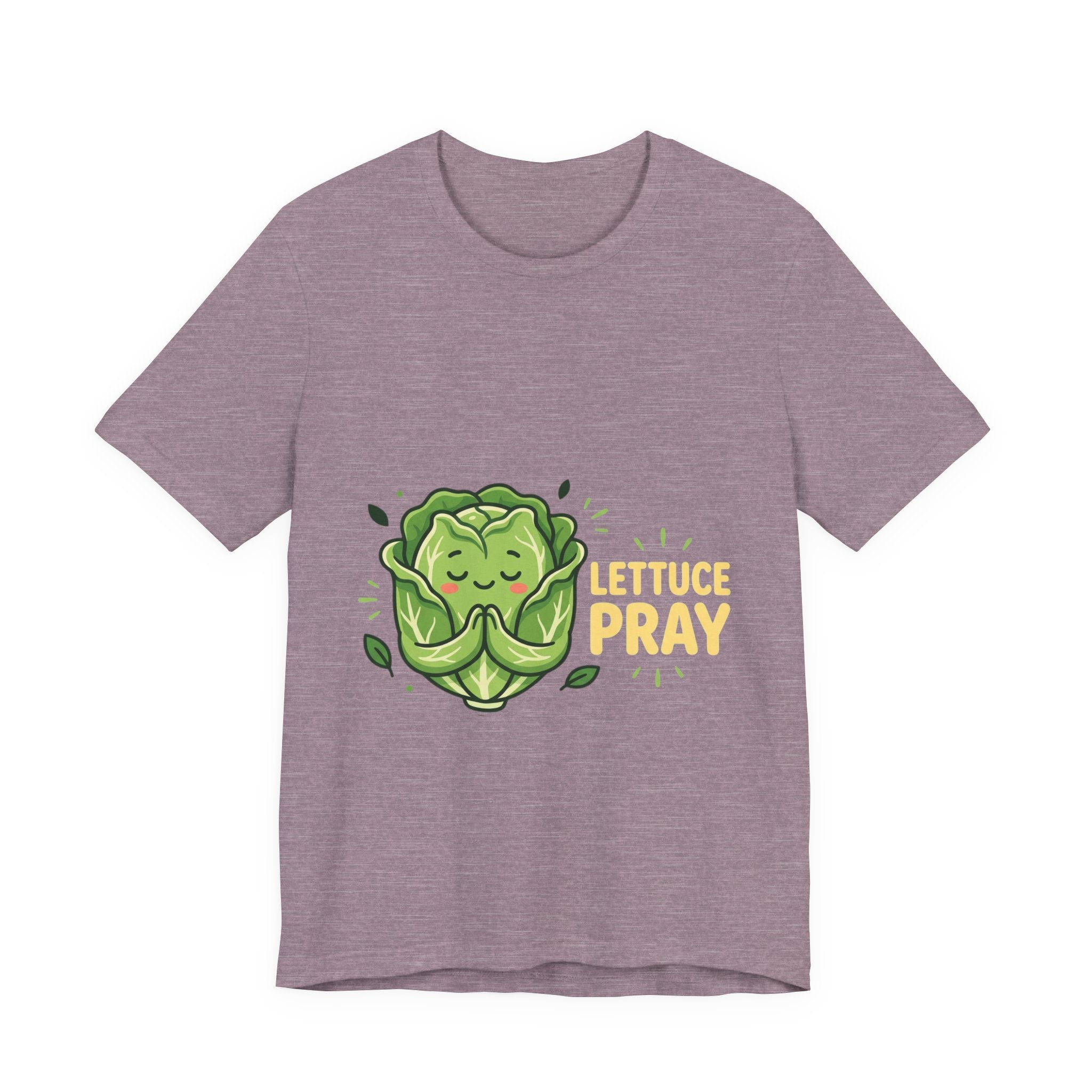 Lettuce Pray T-Shirt — Cute Praying Lettuce Graphic Tee