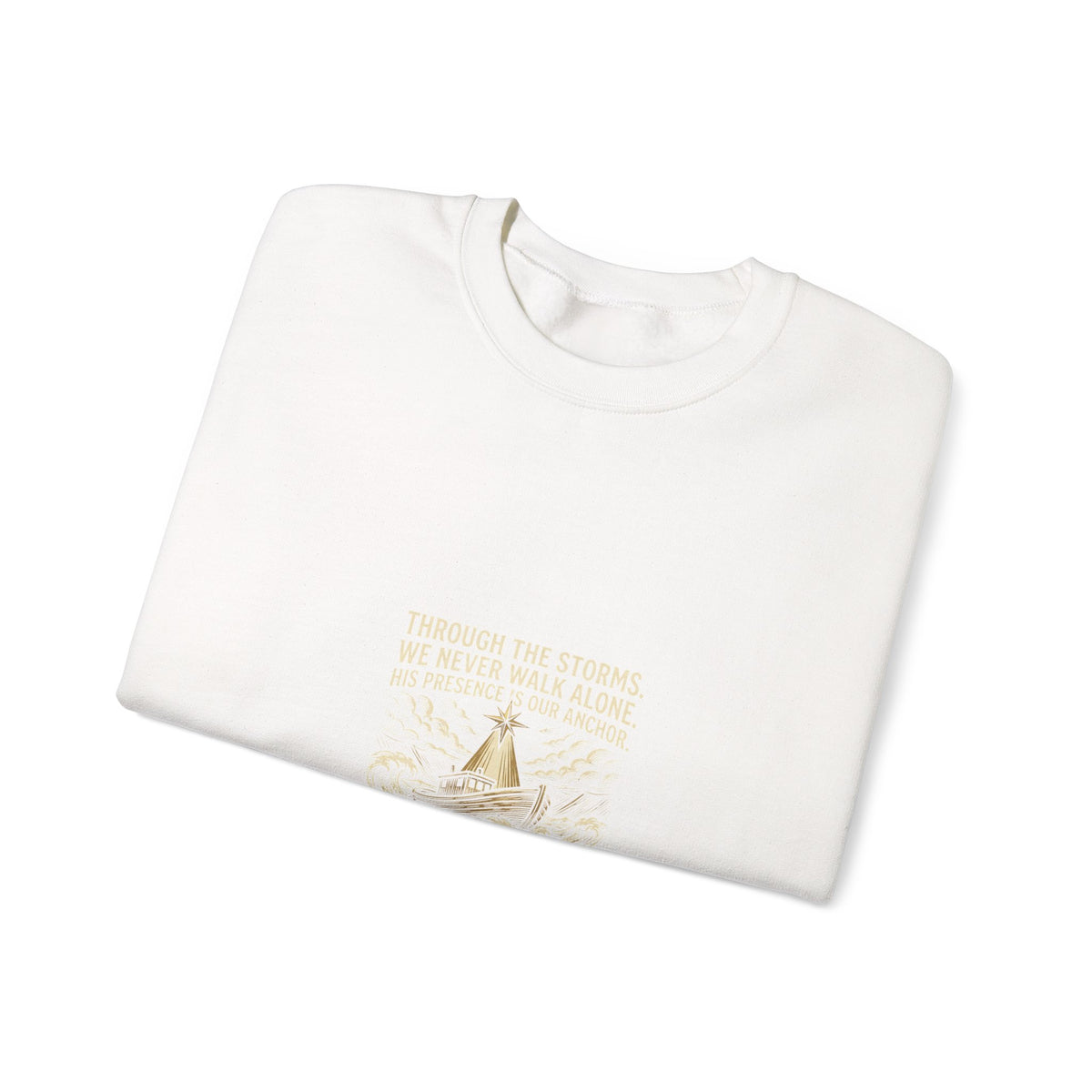 Christmas Teepee Campfire Sweatshirt – Cozy Holiday Graphic Crewneck